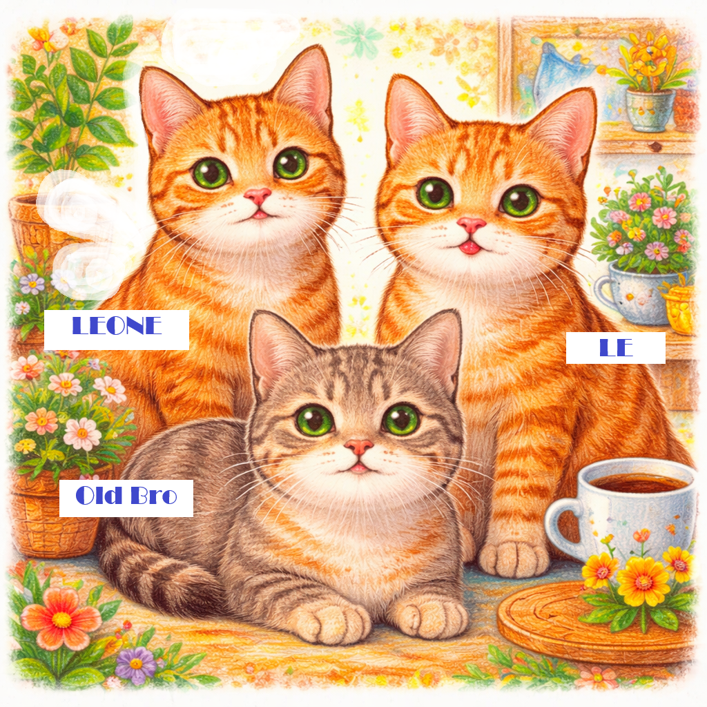 Leone, LE, Old Bro, my cats, mis gatos, Celia bailes, Amadriadi, Freebies, regalos gratis, gifts, PDF