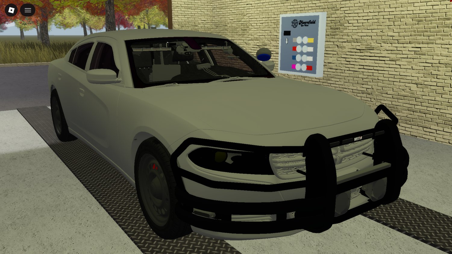 Realistic unmarked police car Roblox Charger model