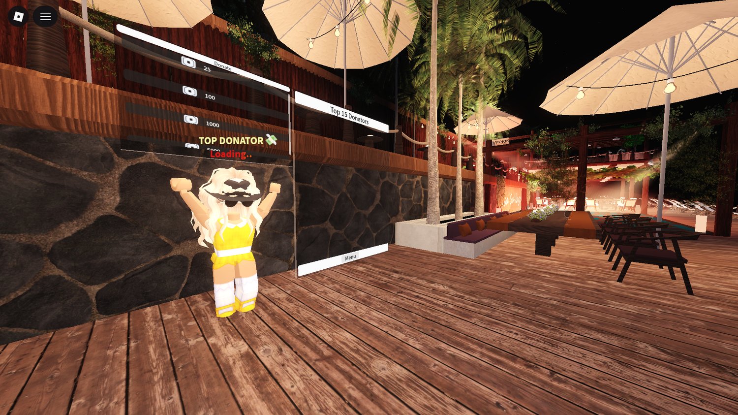 Casa Sul Lago Roblox night bar roleplay map
