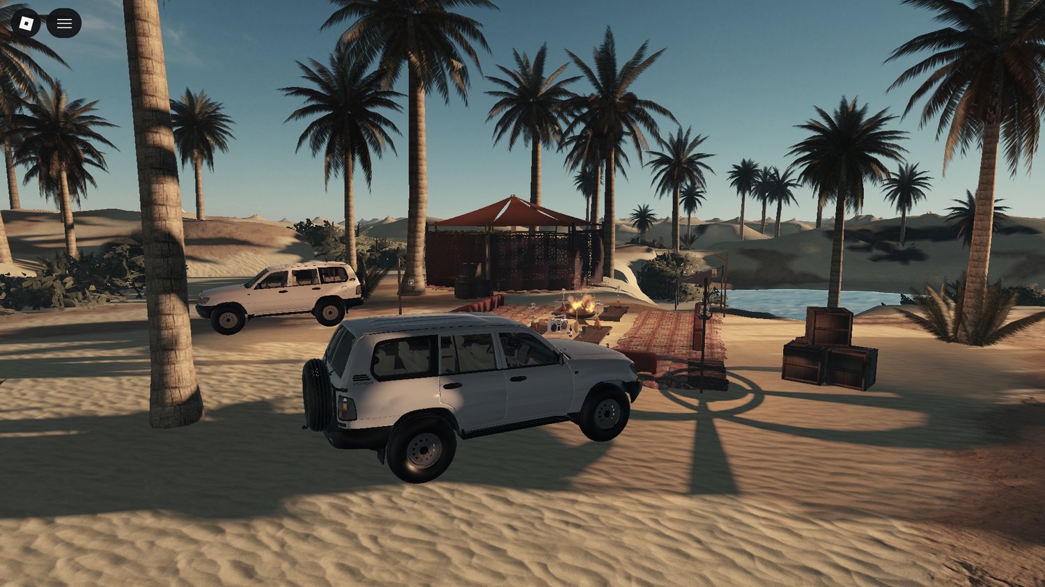 Arabian desert roleplay environment Roblox scene