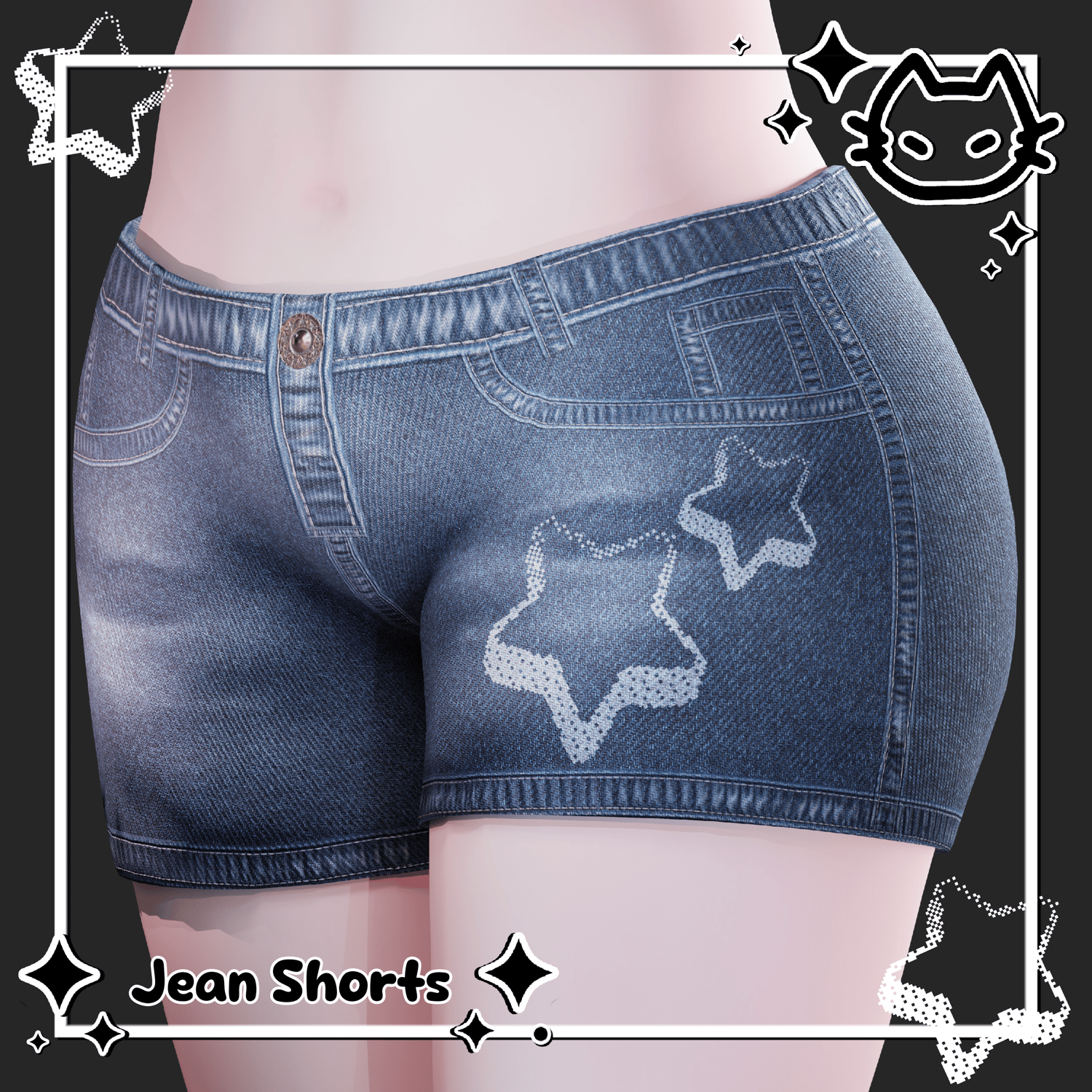 ✦👖 Jean Shorts 👖✦ GM's Fem Base v2.0 ✦ Free ✦