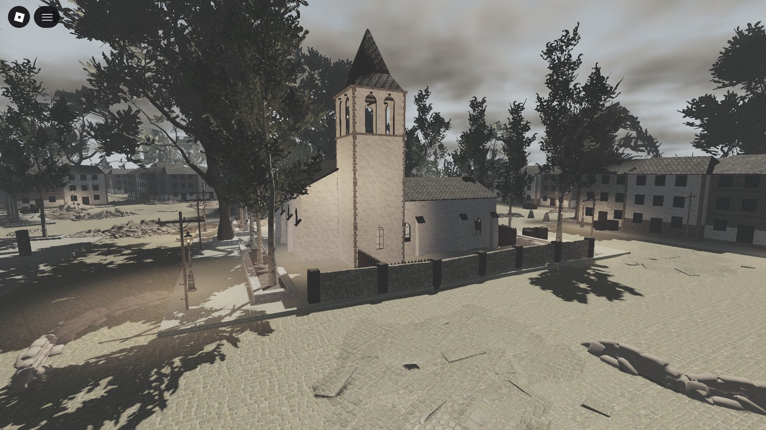 WW2 Remagen bridge battle style Roblox map