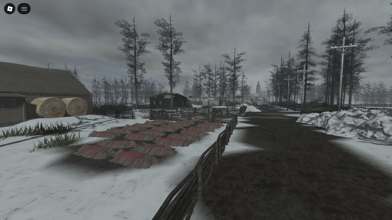 Detailed World War 2 eastern front Roblox map
