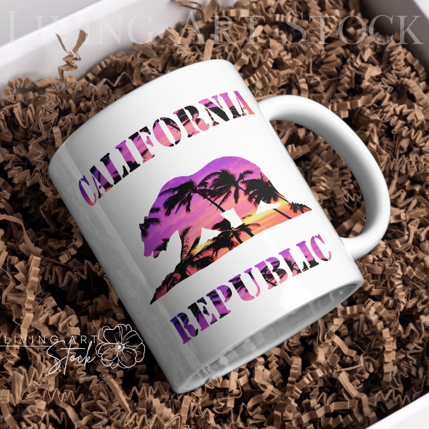 California Republic mug design