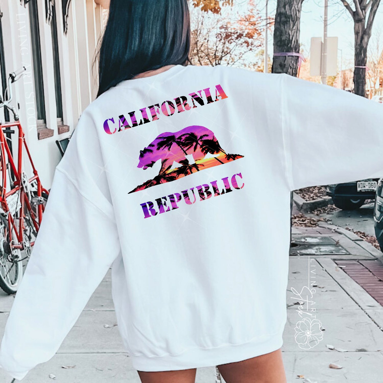 California Republic sweatshirt design