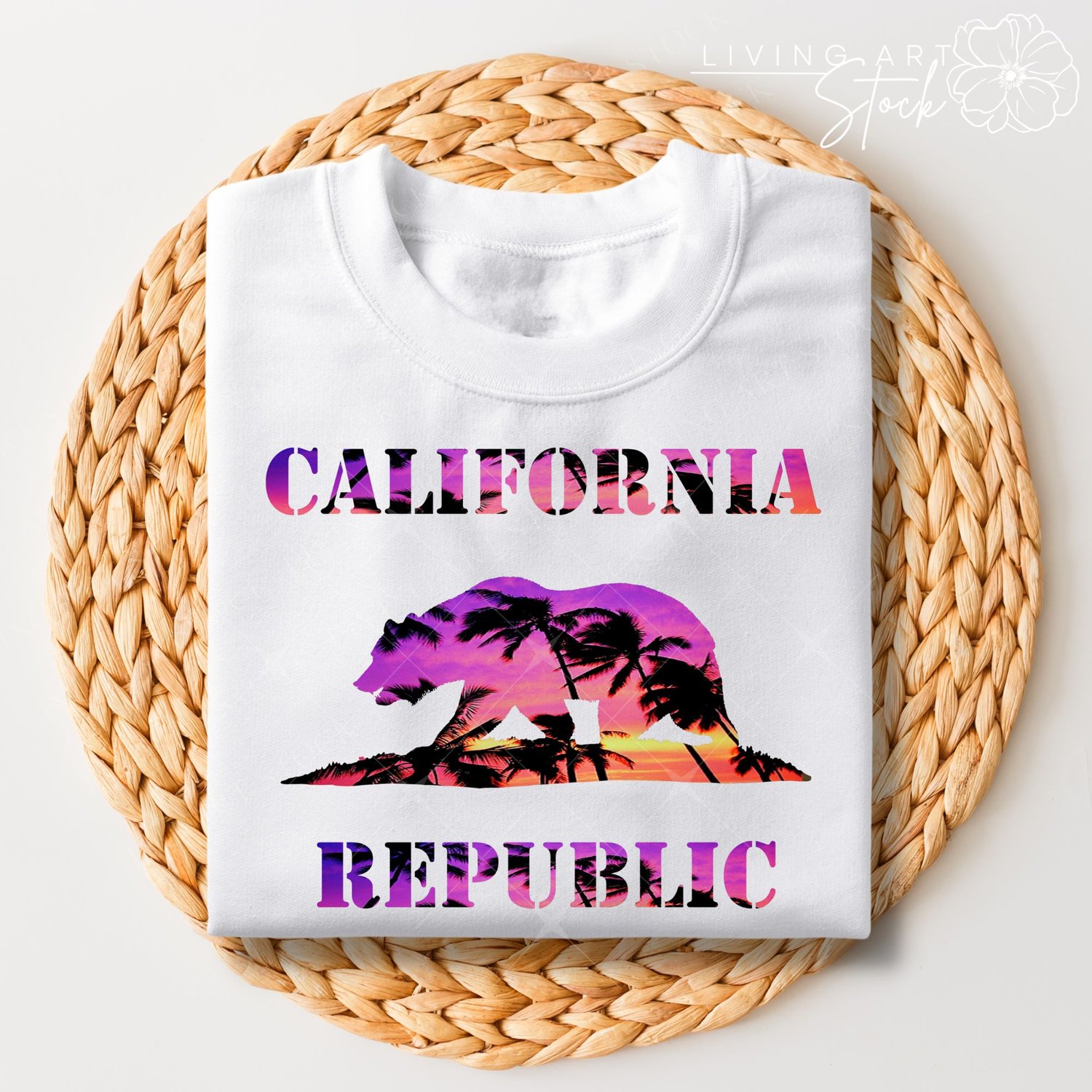 California Republic t-shirt design