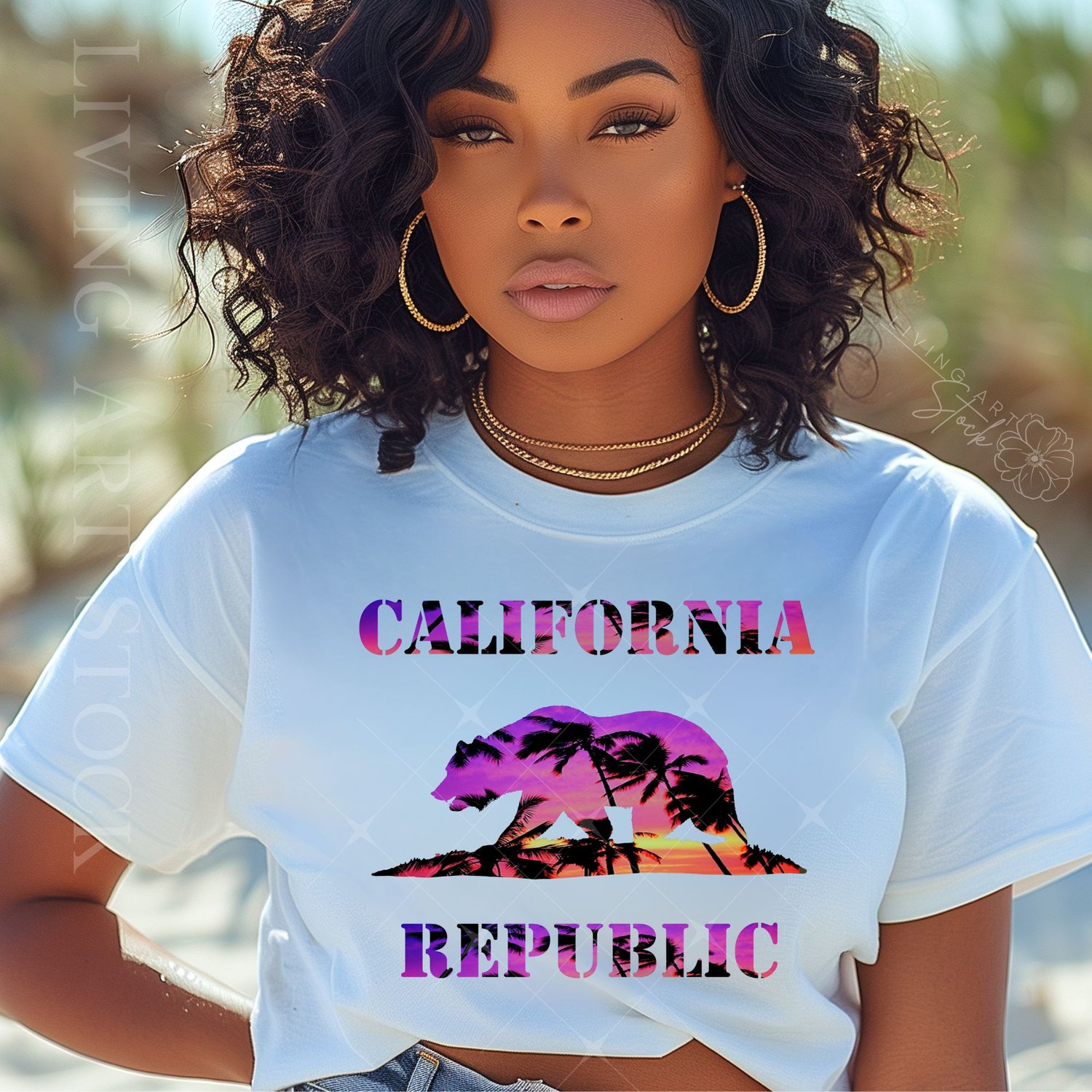California Republic tshirt design