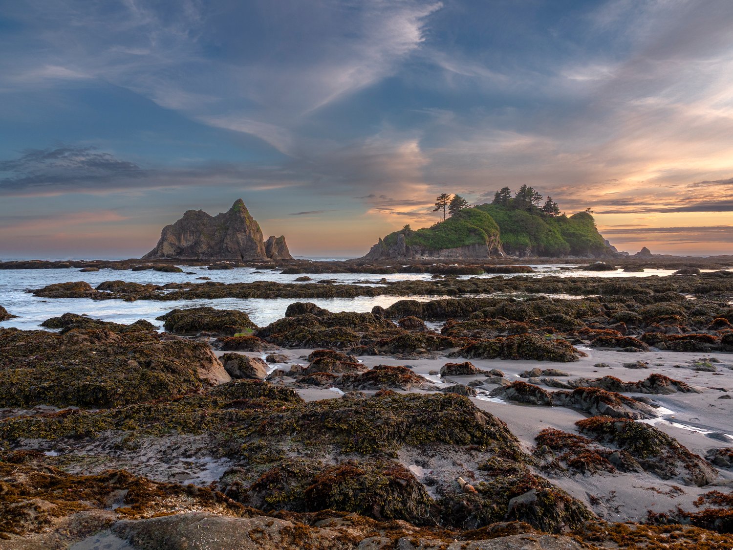 sunset, Olympic Coast, Olympic National Park, seascape, sea landscape, landscape photography