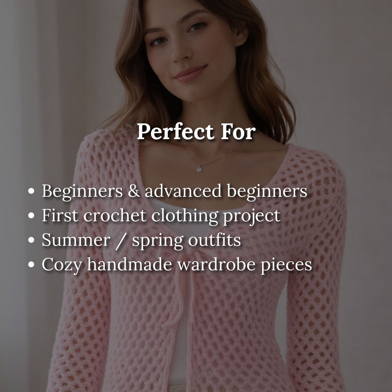 Mesh Crochet Cardigan Pattern
