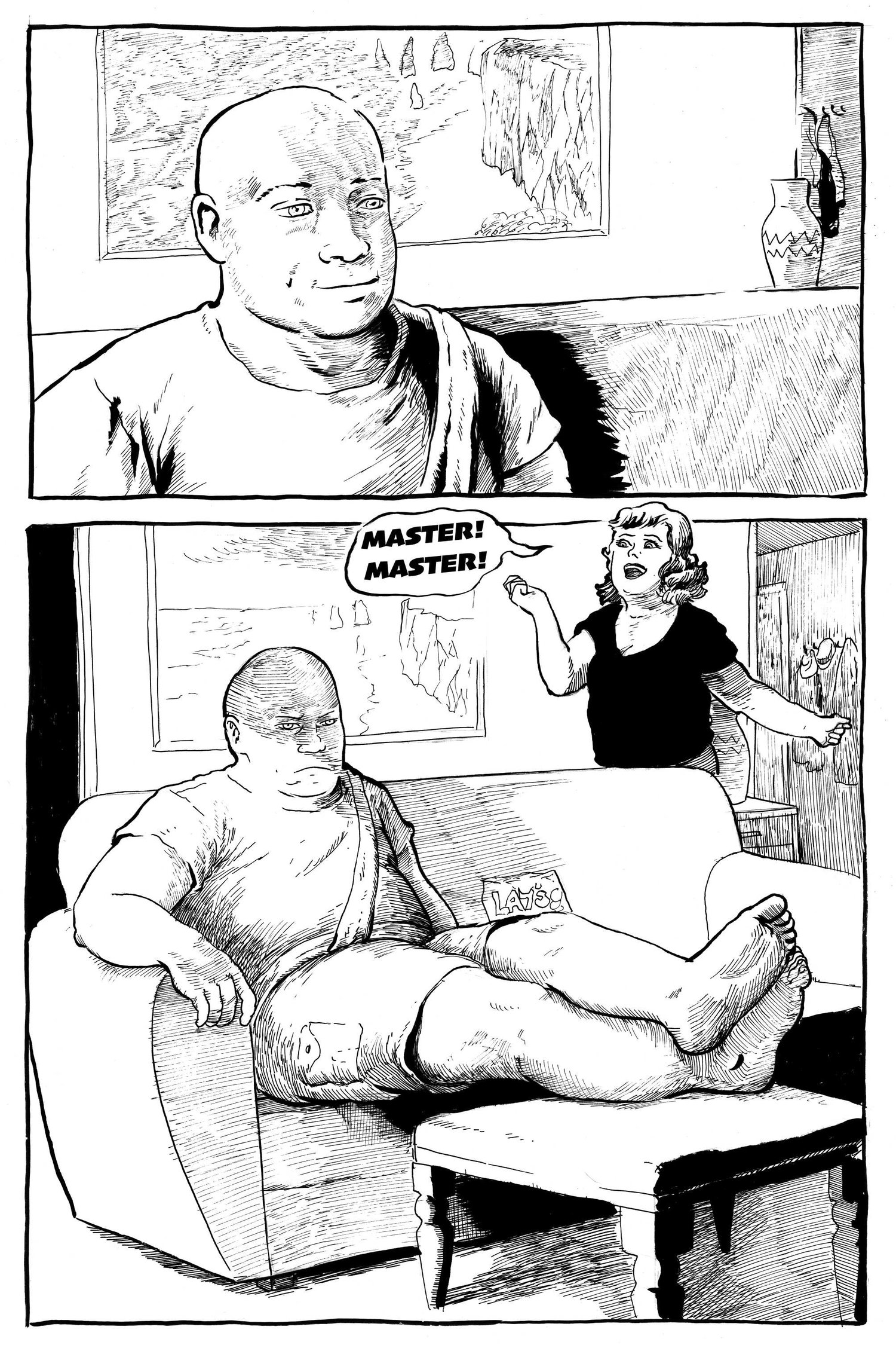 chickenmaster comic an estonian comic made with ink and dip pen