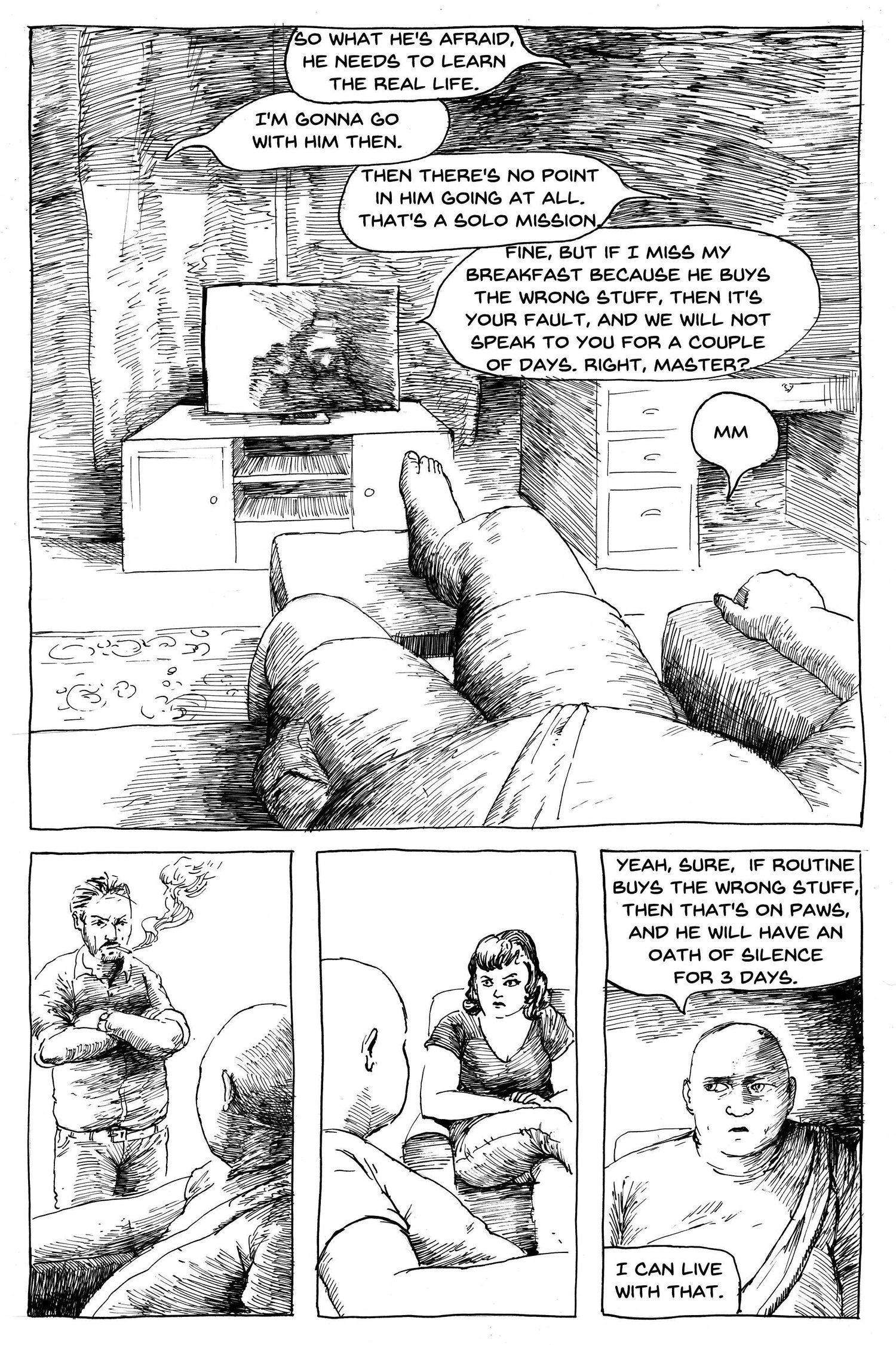 chickenmaster comic an estonian comic made with ink and dip pen