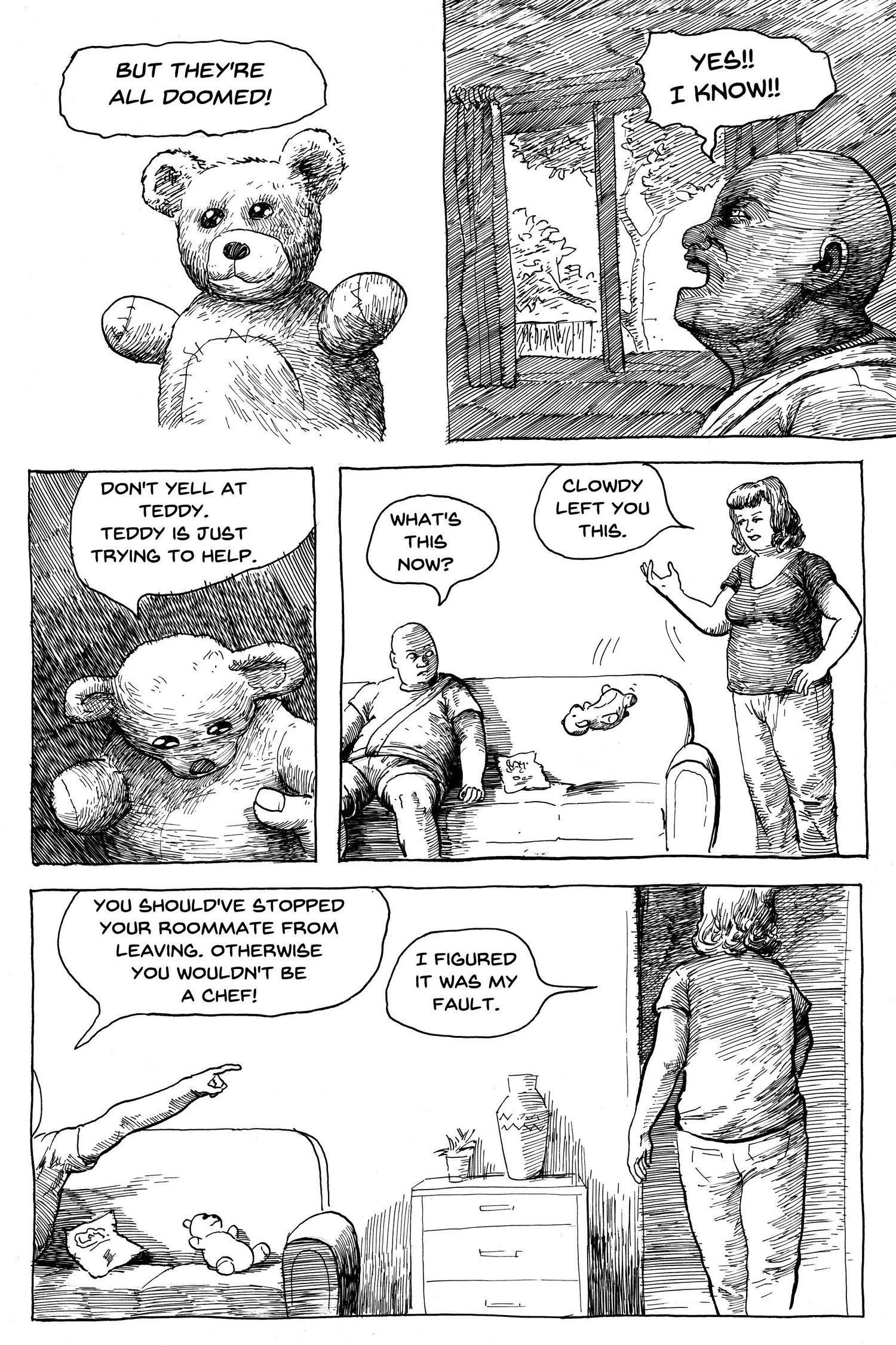 chickenmaster comic an estonian comic made with ink and dip pen