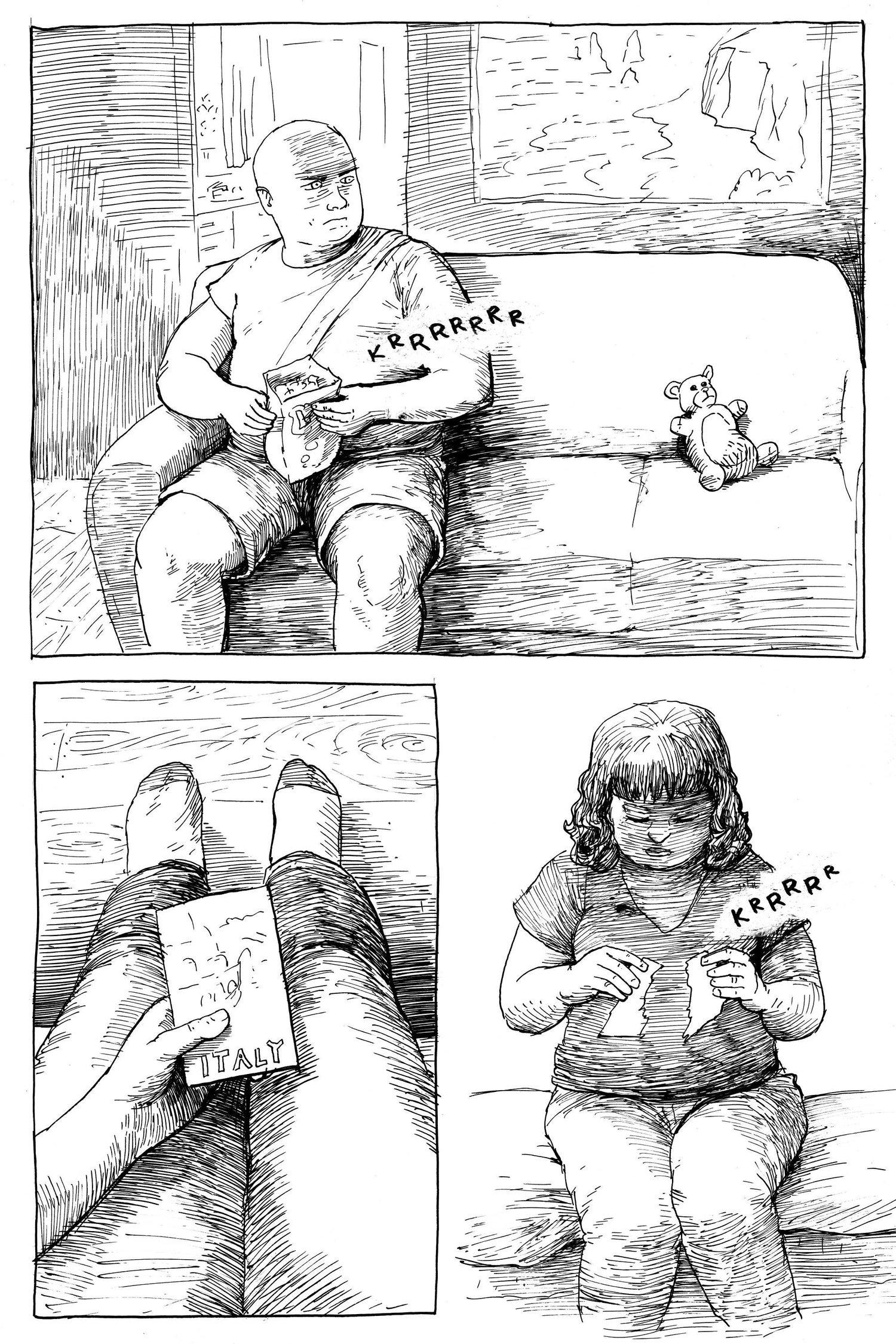 chickenmaster comic an estonian comic made with ink and dip pen