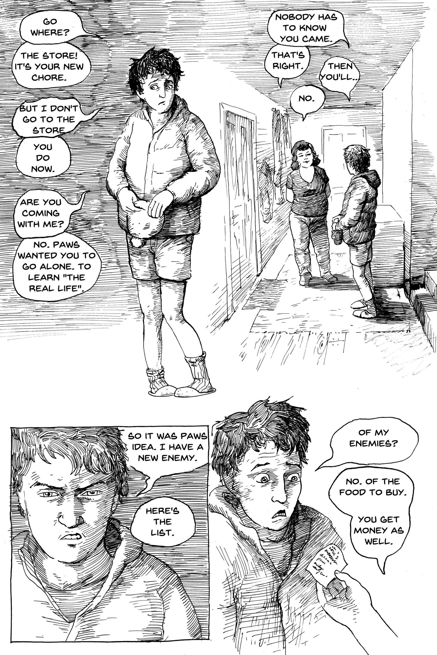 chickenmaster comic an estonian comic made with ink and dip pen