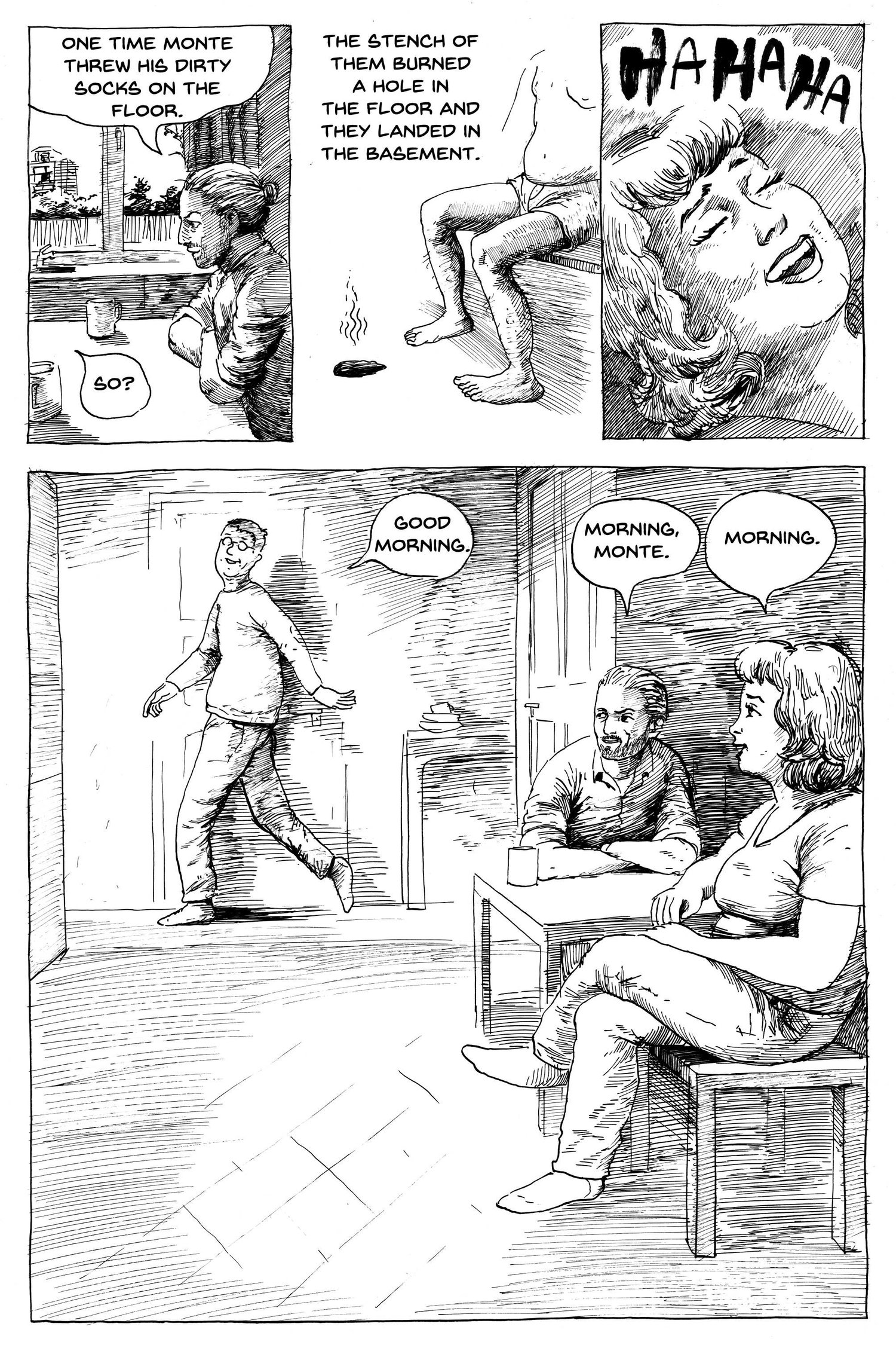 chickenmaster comic an estonian comic made with ink and dip pen