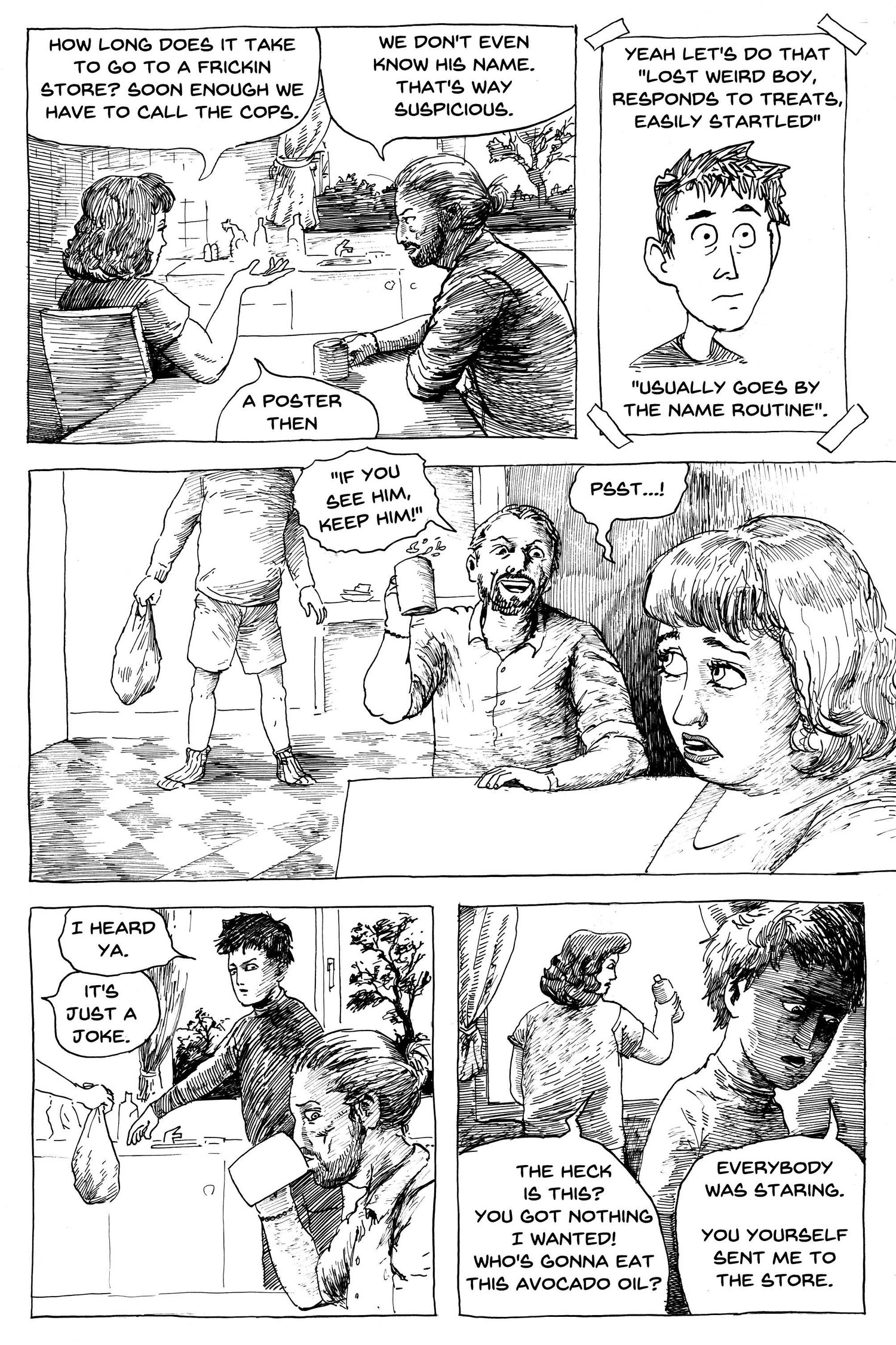 chickenmaster comic an estonian comic made with ink and dip pen