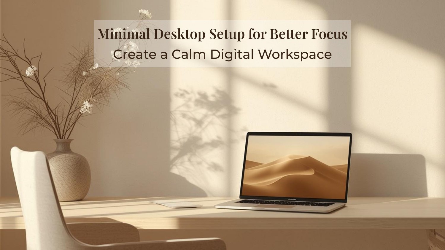 Learn how to create a minimal desktop setup that reduces distractions, improves focus, and builds a calm digital workspace for better productivity.
