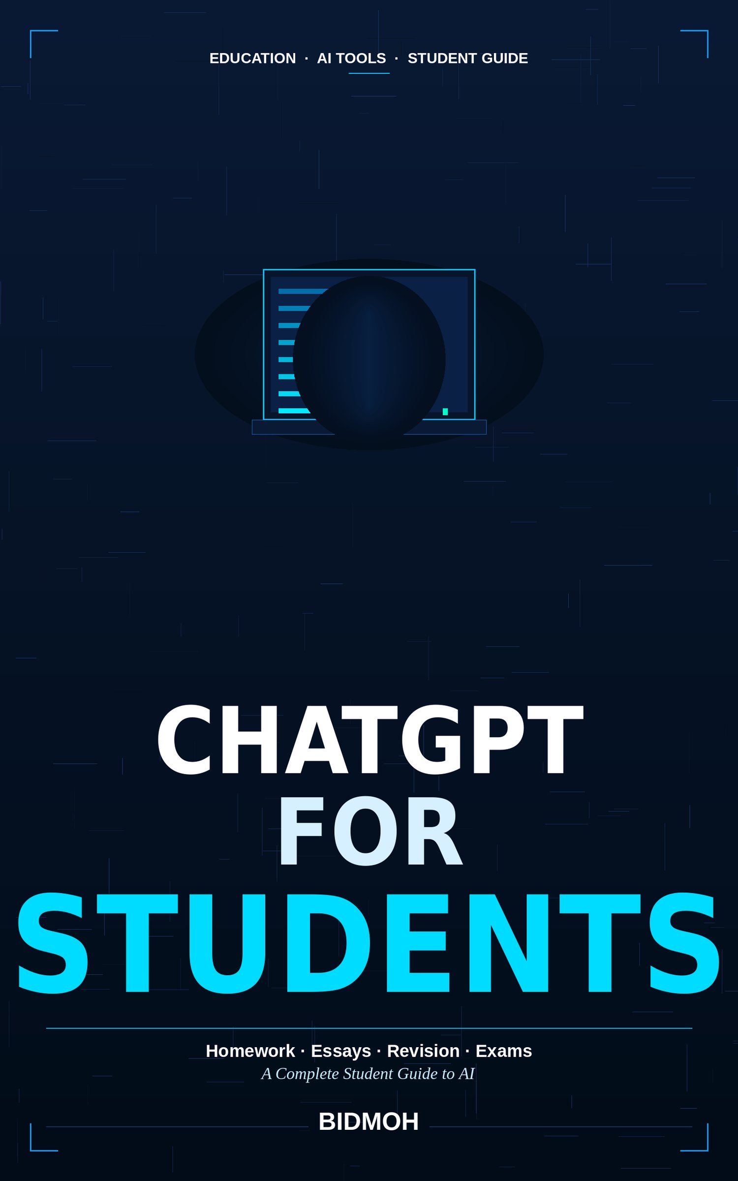 ChatGPT for Students eBook cover by Bidmoh — AI study guide with prompts