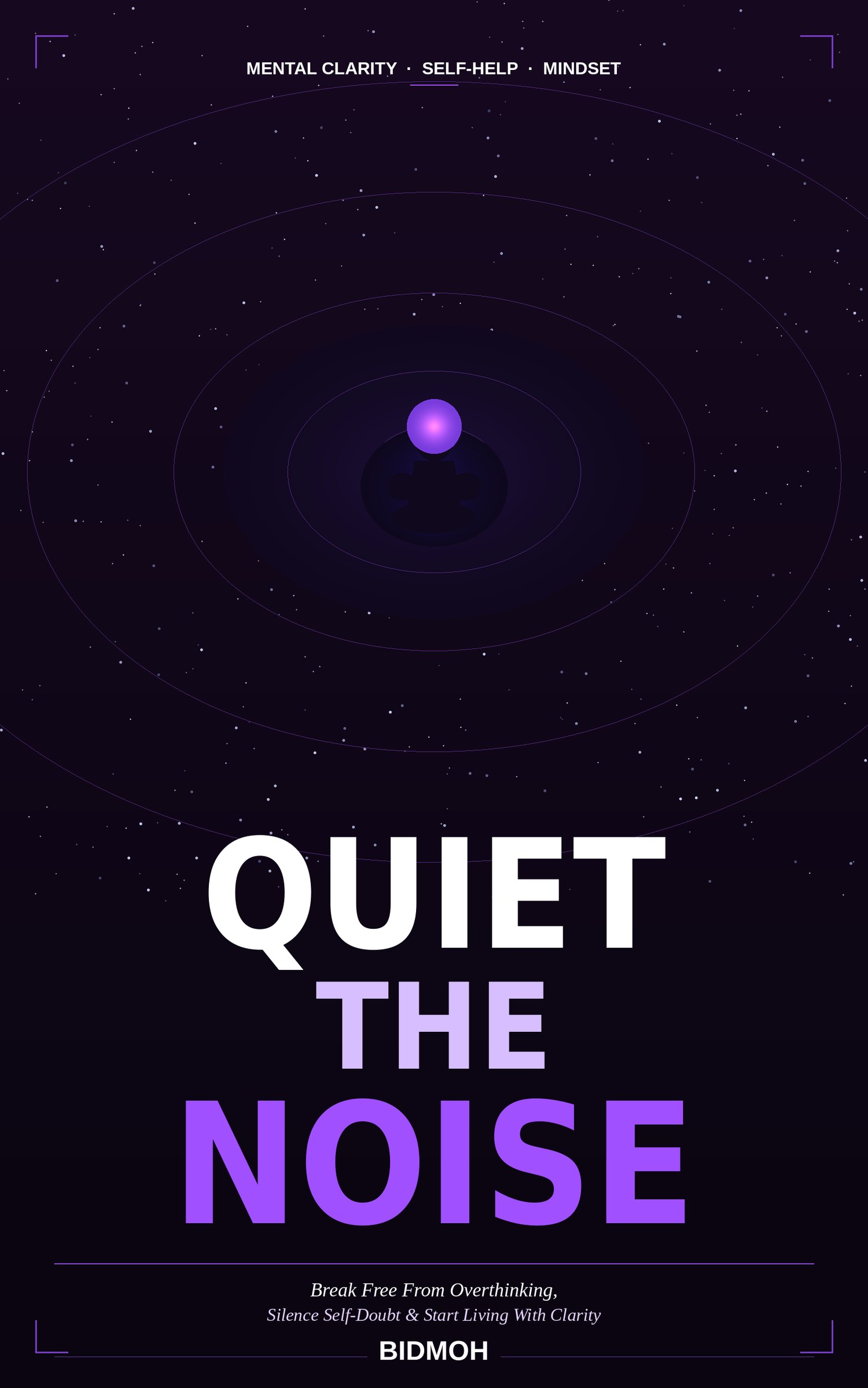 Quiet the Noise eBook cover by Bidmoh — overthinking and mental clarity guide