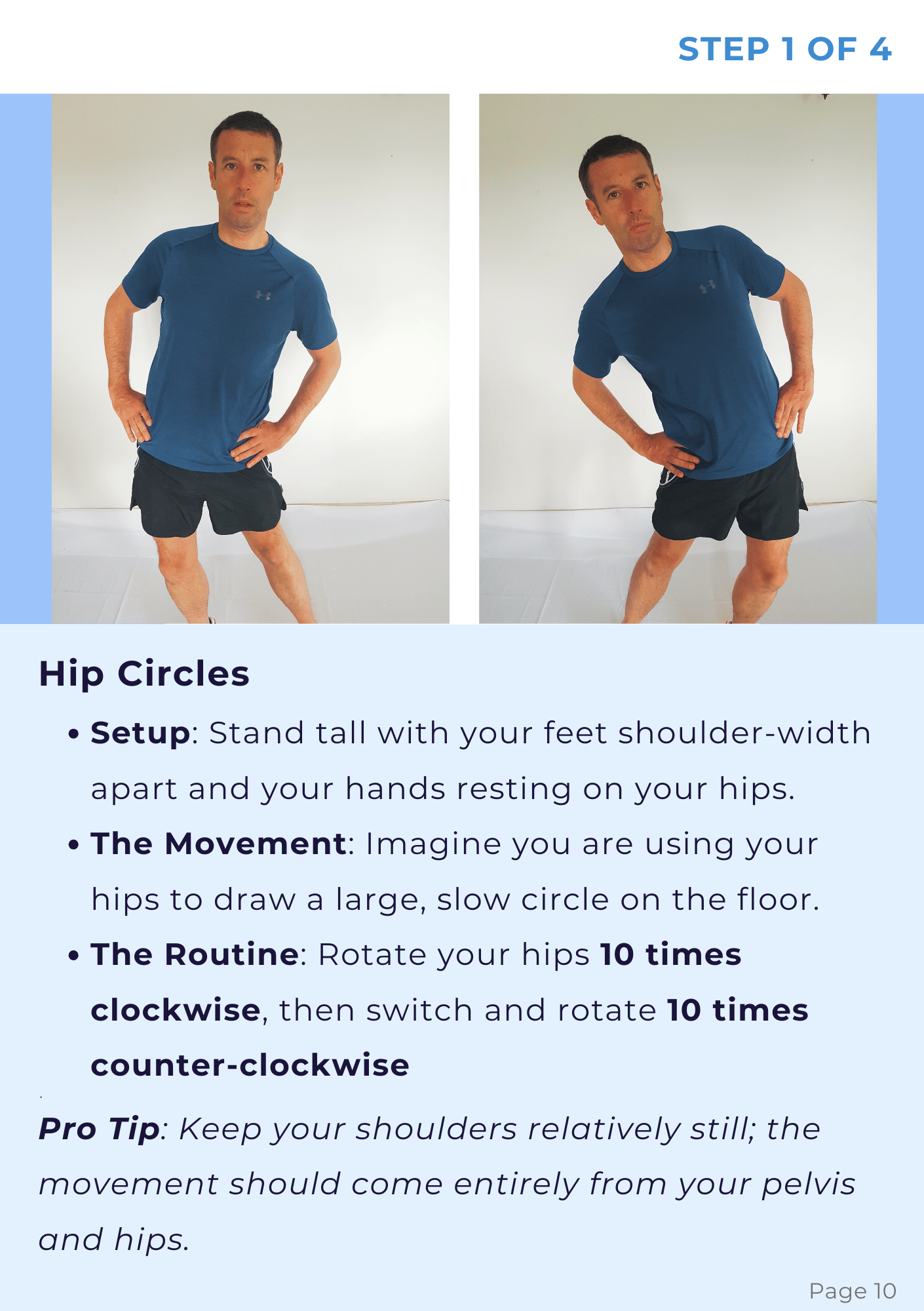 Lower Back Pain Exercise - Hip Circles