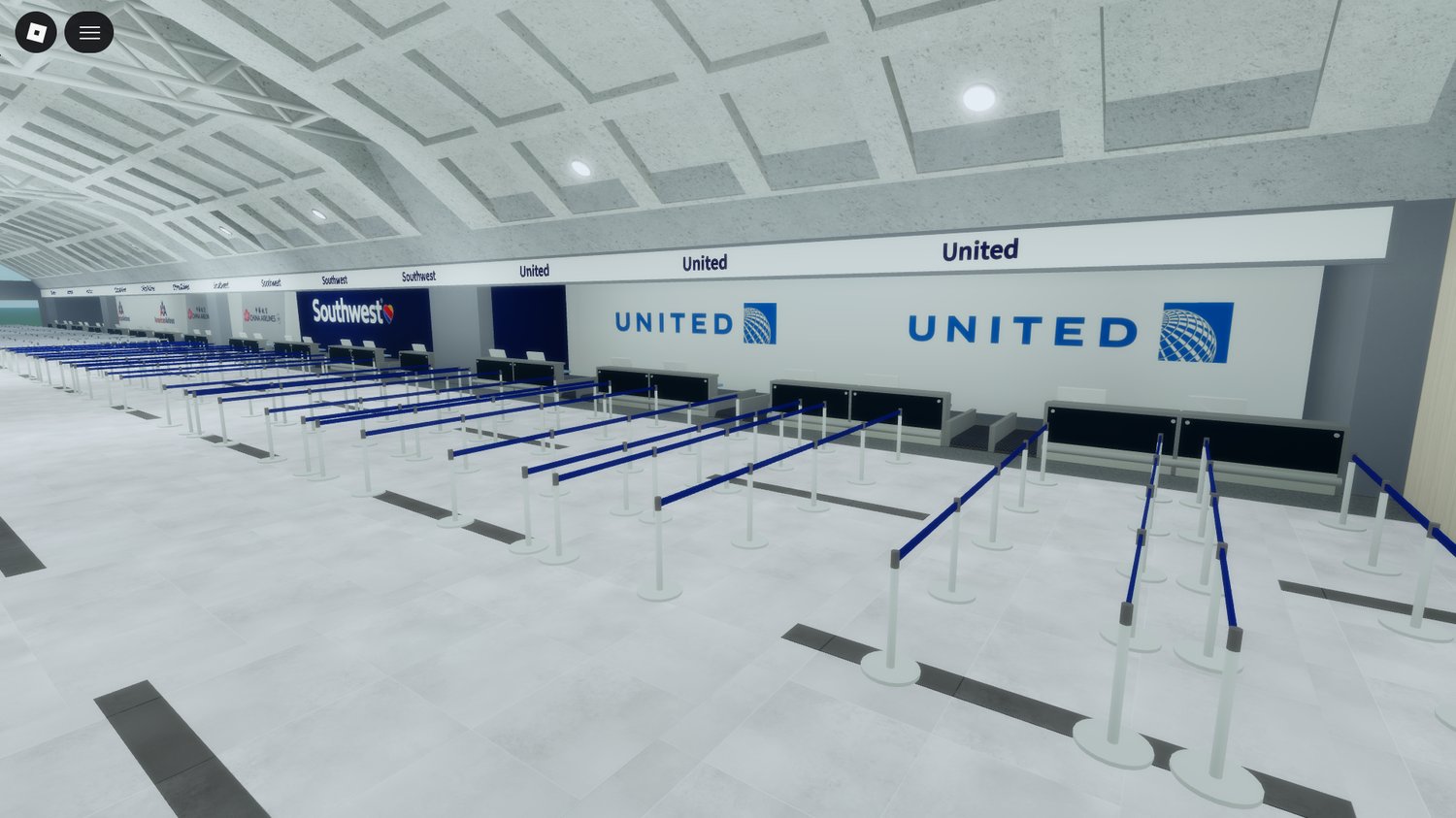 Roblox realistic airport terminal and gates