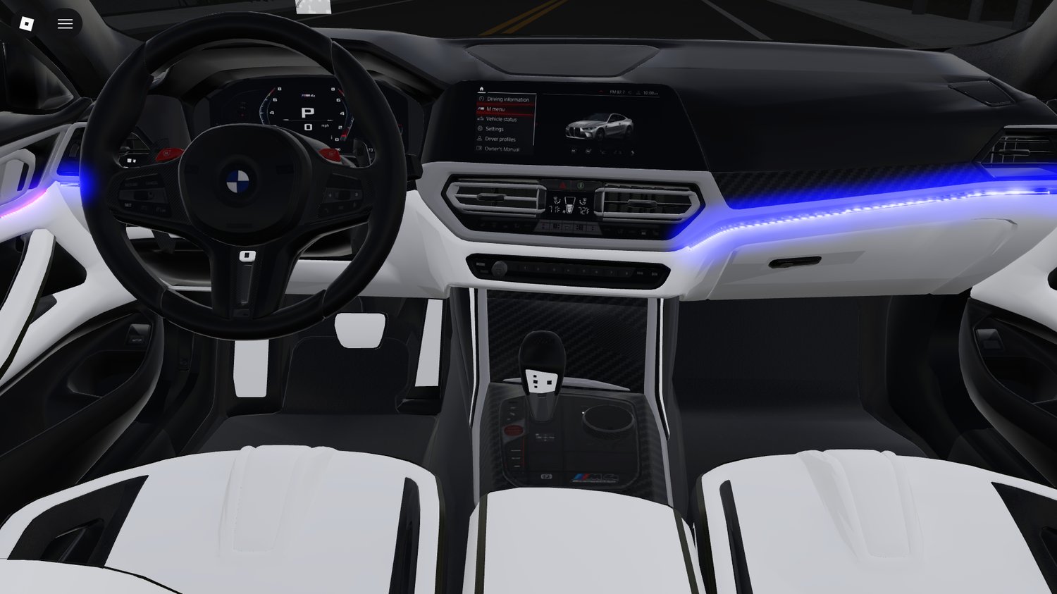 Roblox BMW M4 G82 realistic driving vehicle