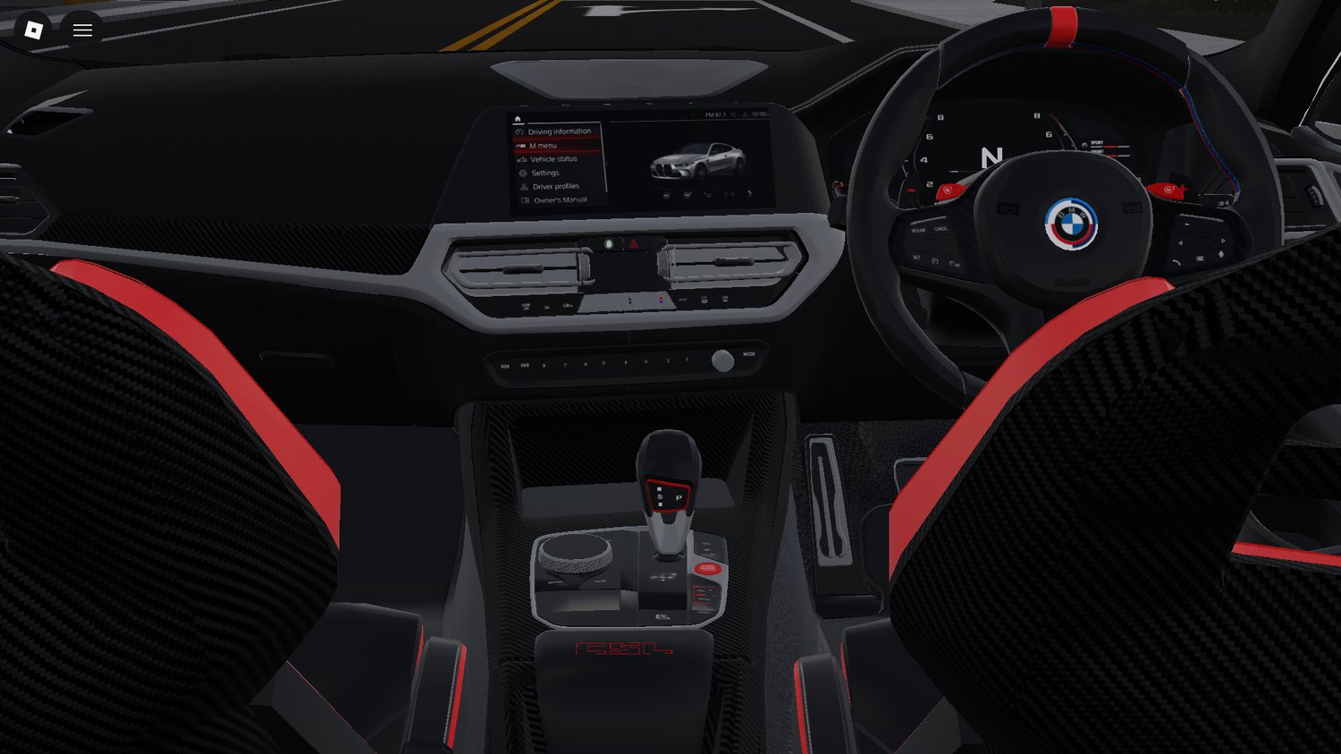 Realistic BMW M4 CSL sports car Roblox model