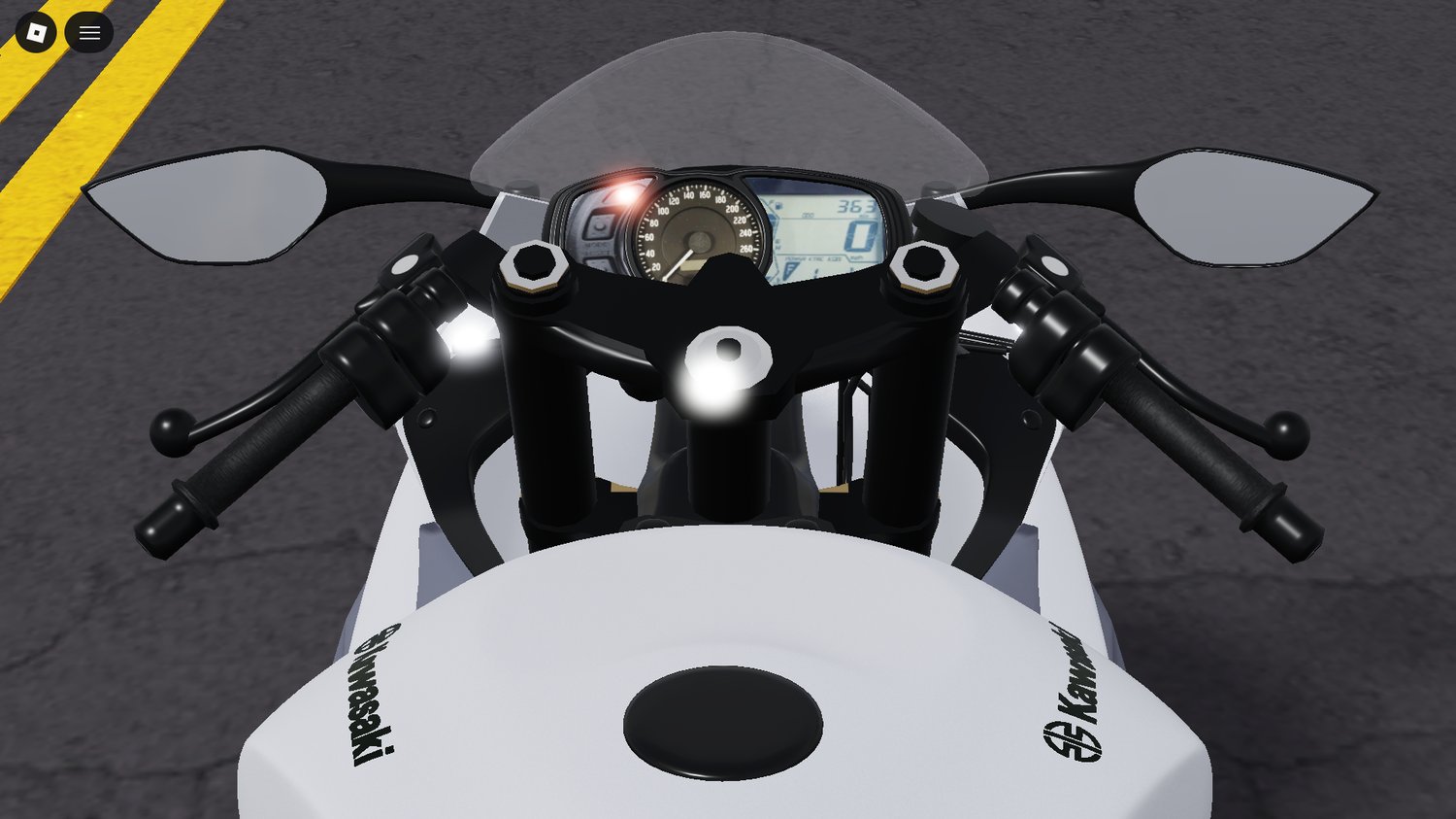 Roblox sport bike Ninja ZX-8R vehicle