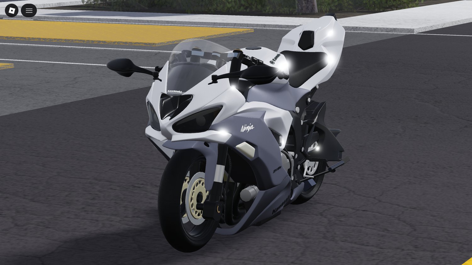 Kawasaki ZX-8R Ninja sport motorcycle Roblox model