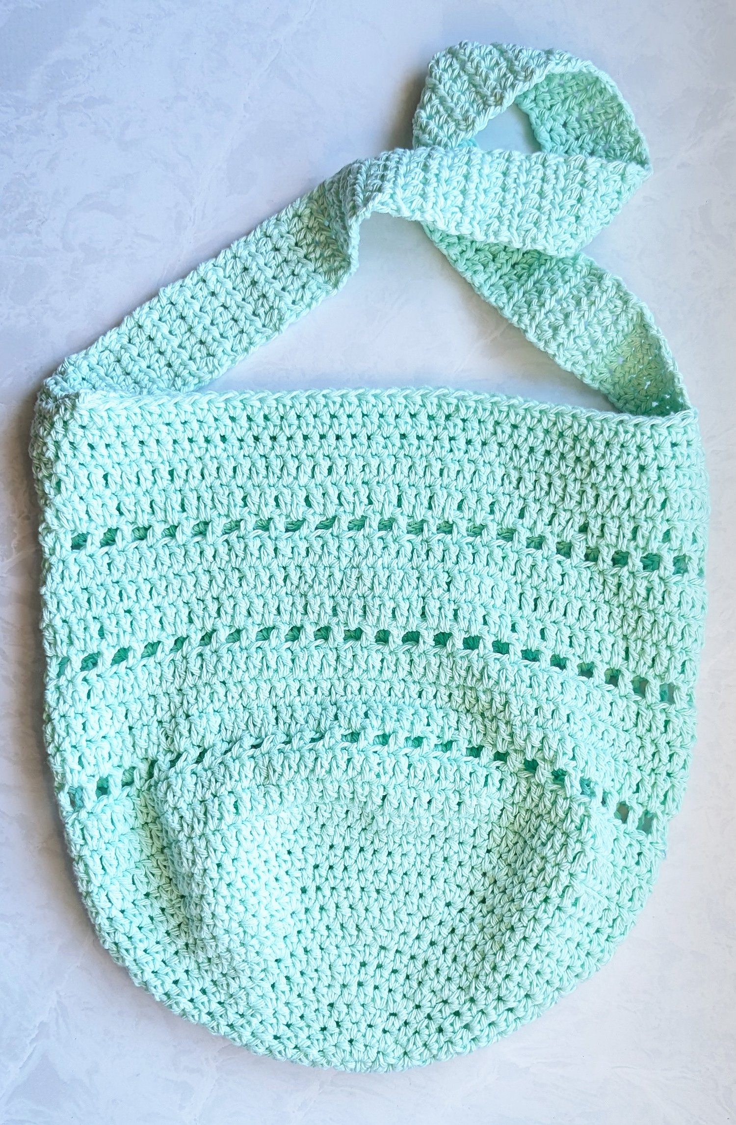 Easy Market Bag Laying Flat
