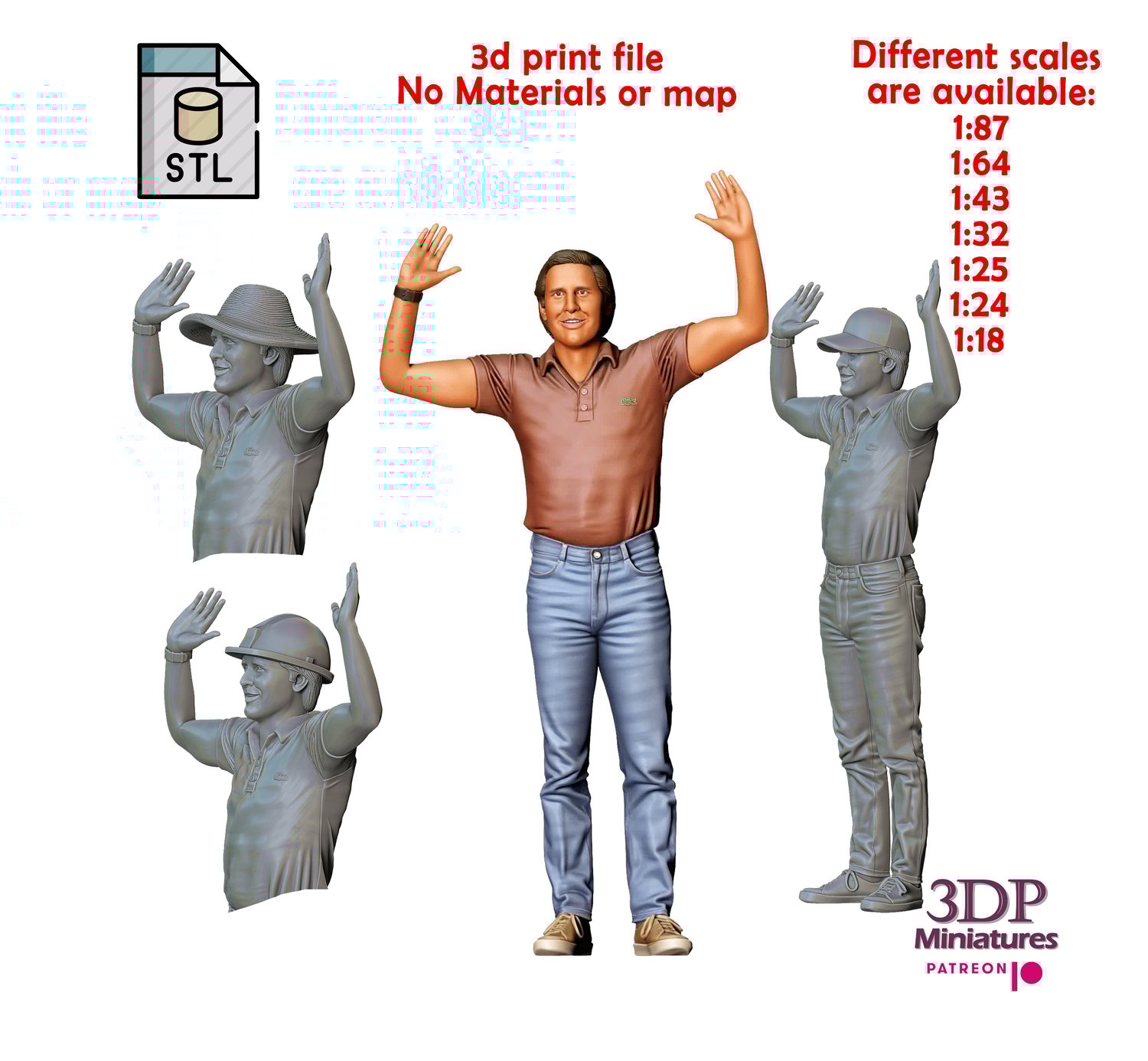 3DP Miniatures, N1 Clark Griswold National Lampoons Vacation