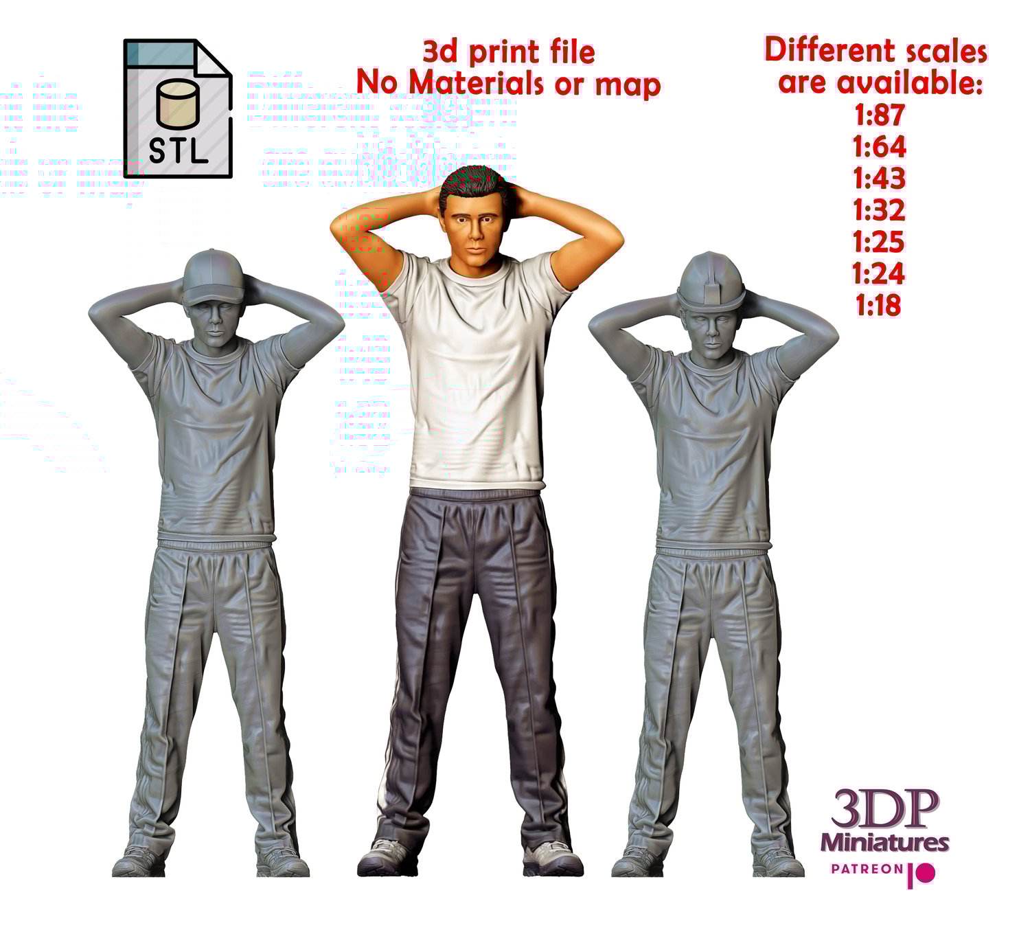 3DP Miniatures, N5 Arrested man