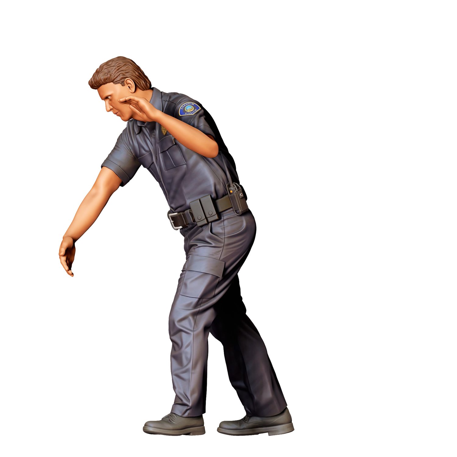 3DP Miniatures, N4 Police Officer and Arrested man