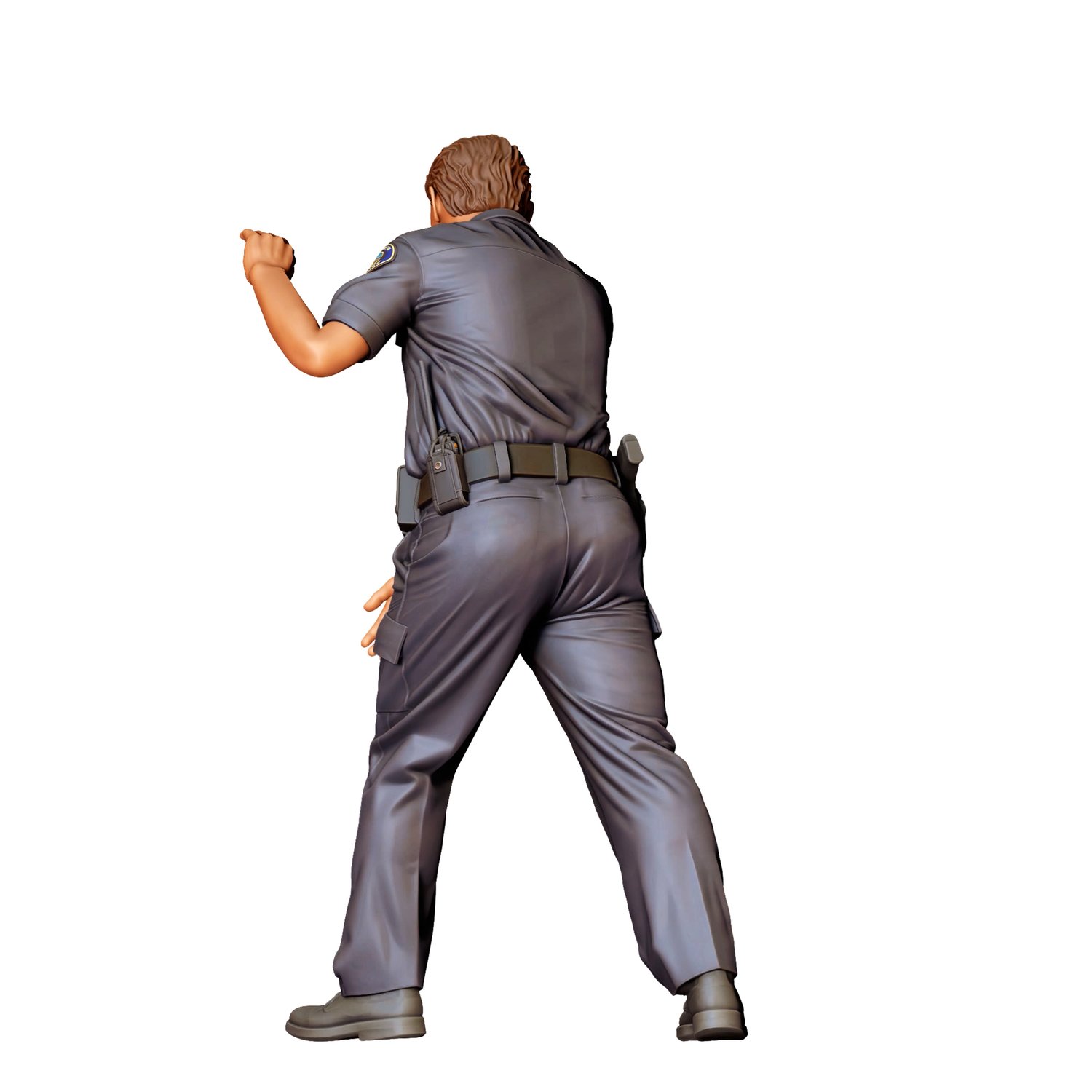3DP Miniatures, N4 Police Officer and Arrested man