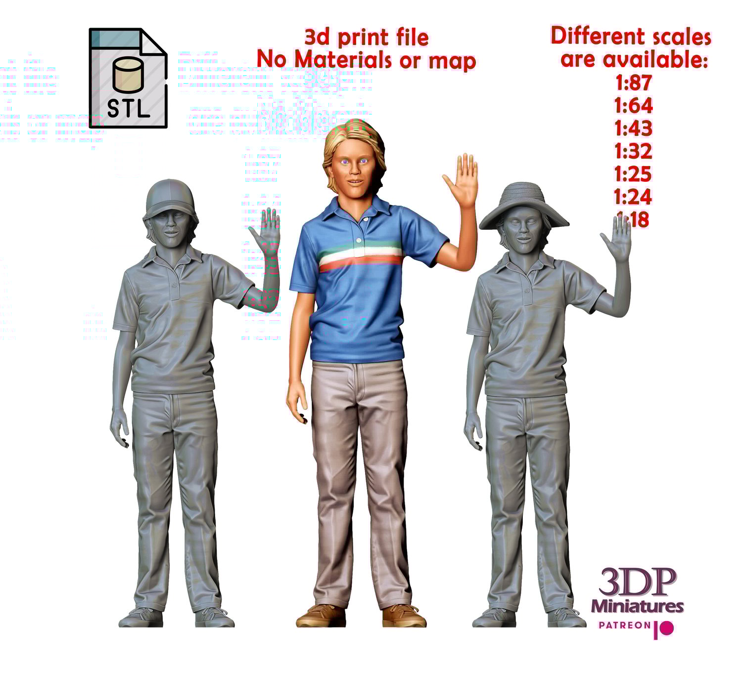 3DP Miniatures, N3 Rusty Griswold National Lampoons Vacation