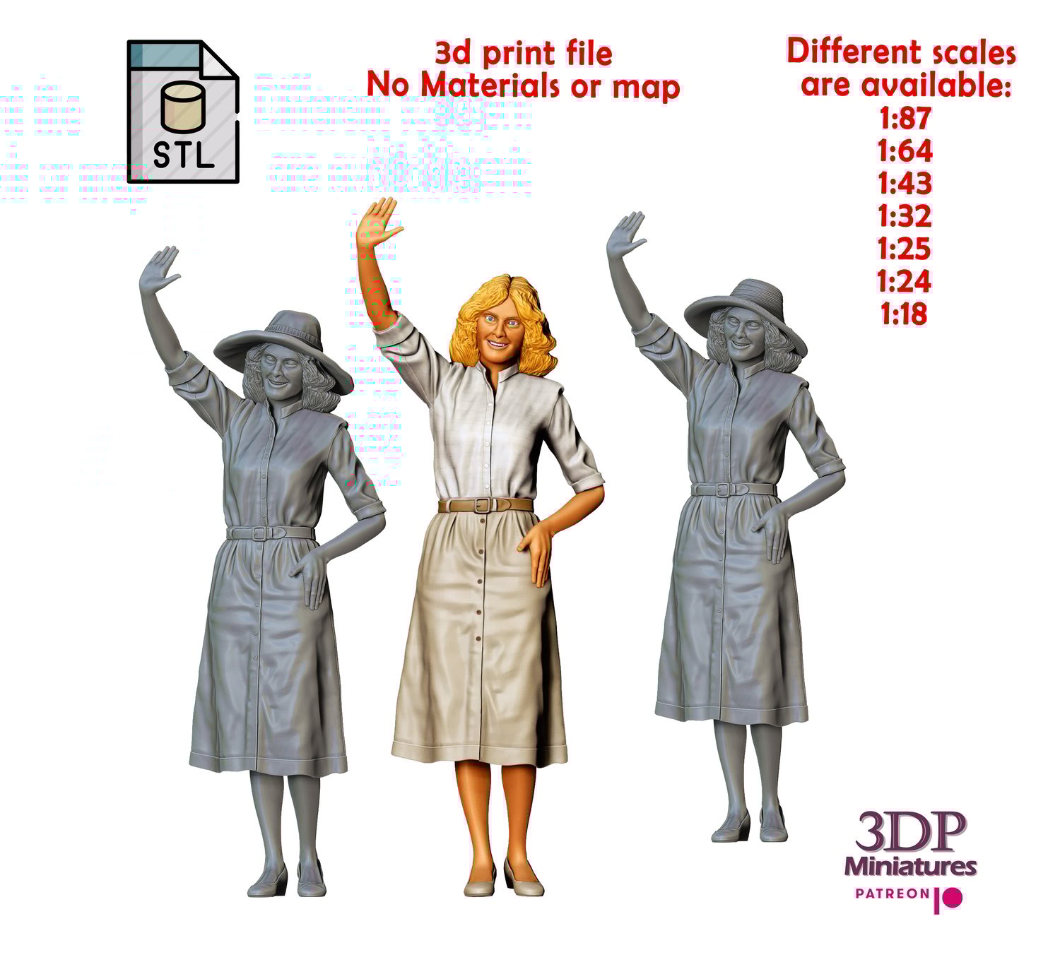 3DP Miniatures, N4 Ellen Griswold National Lampoons Vacation