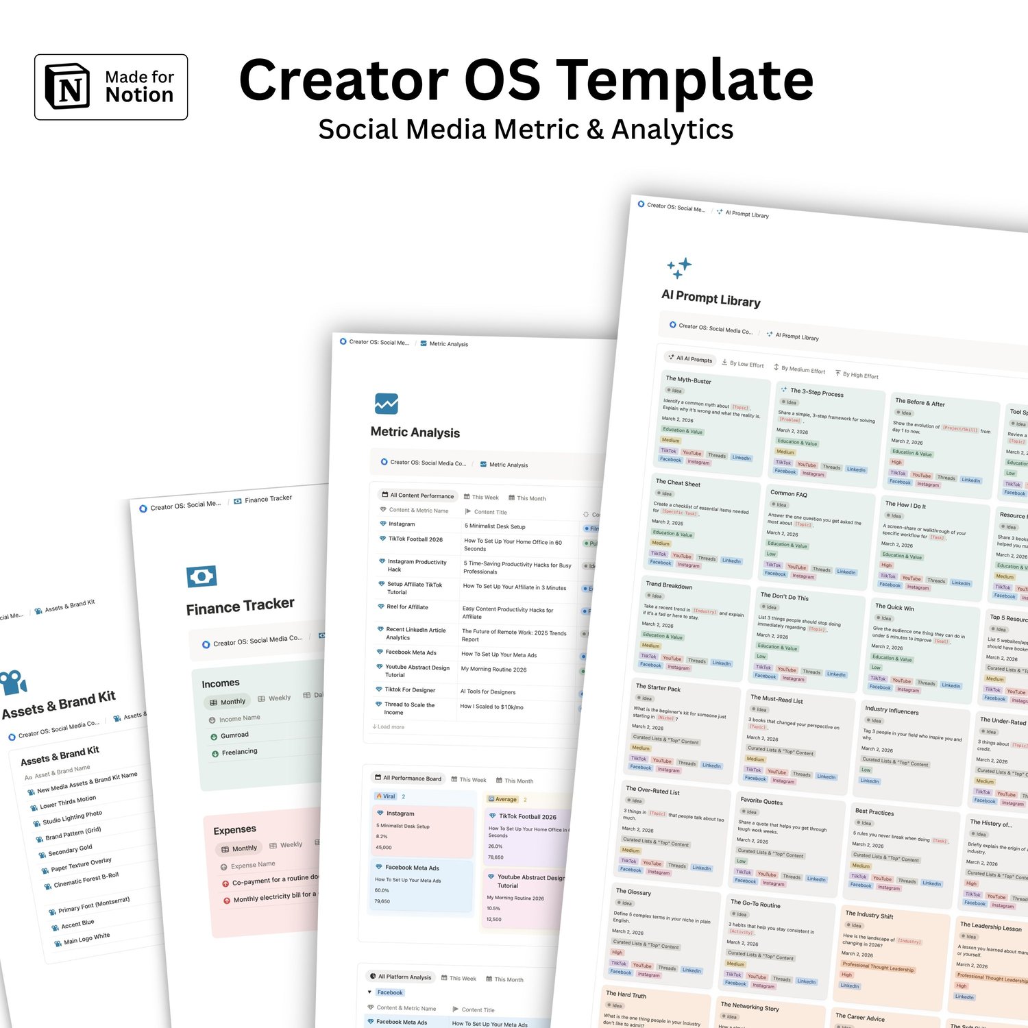 Notion Template Creator OS