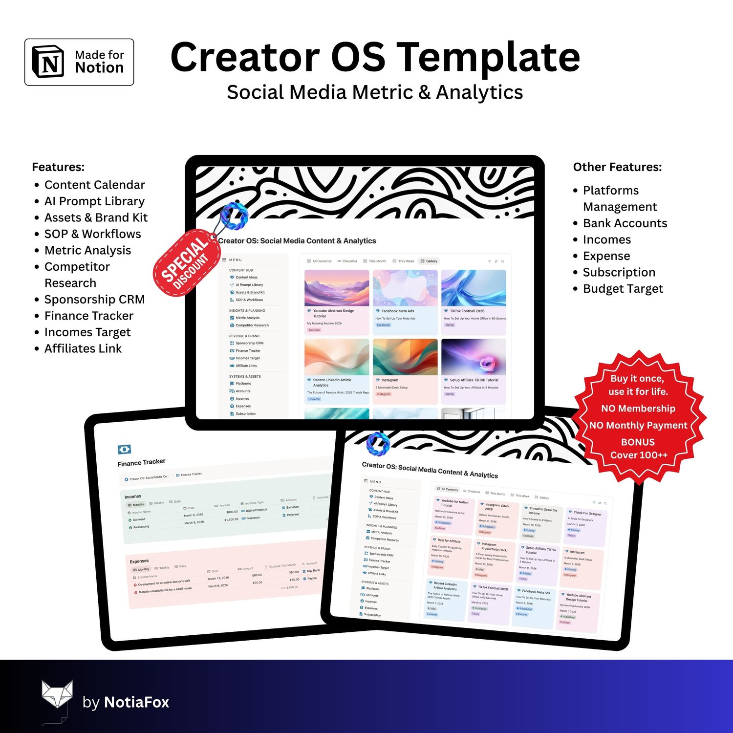 Notion Template Creator OS