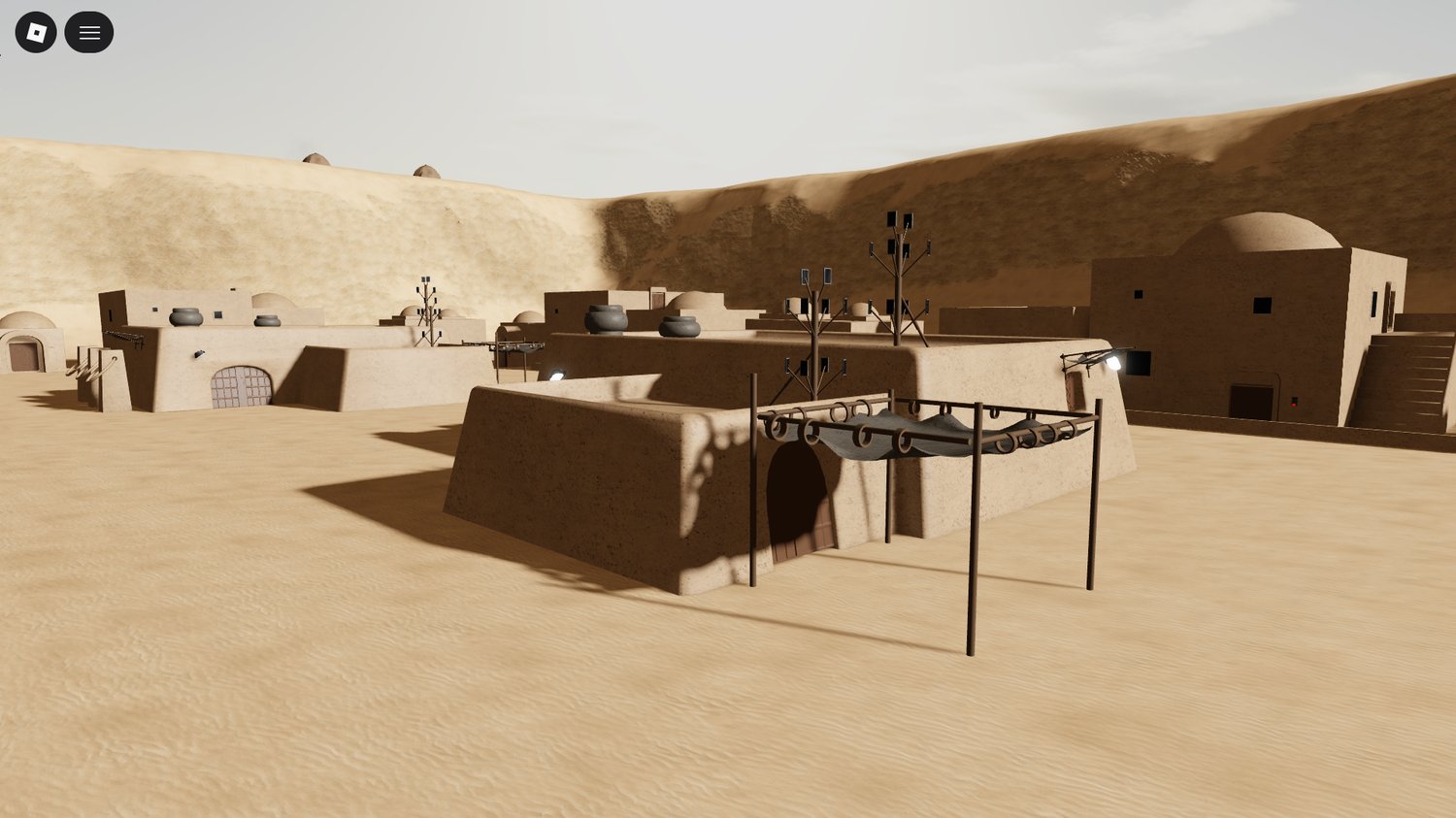 Roblox desert world sci fi roleplay environment