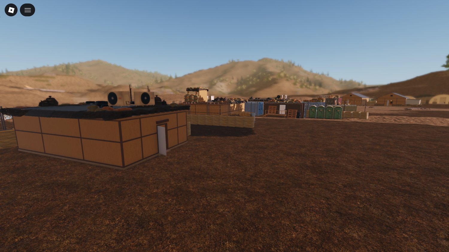 Detailed Afghanistan style combat base Roblox