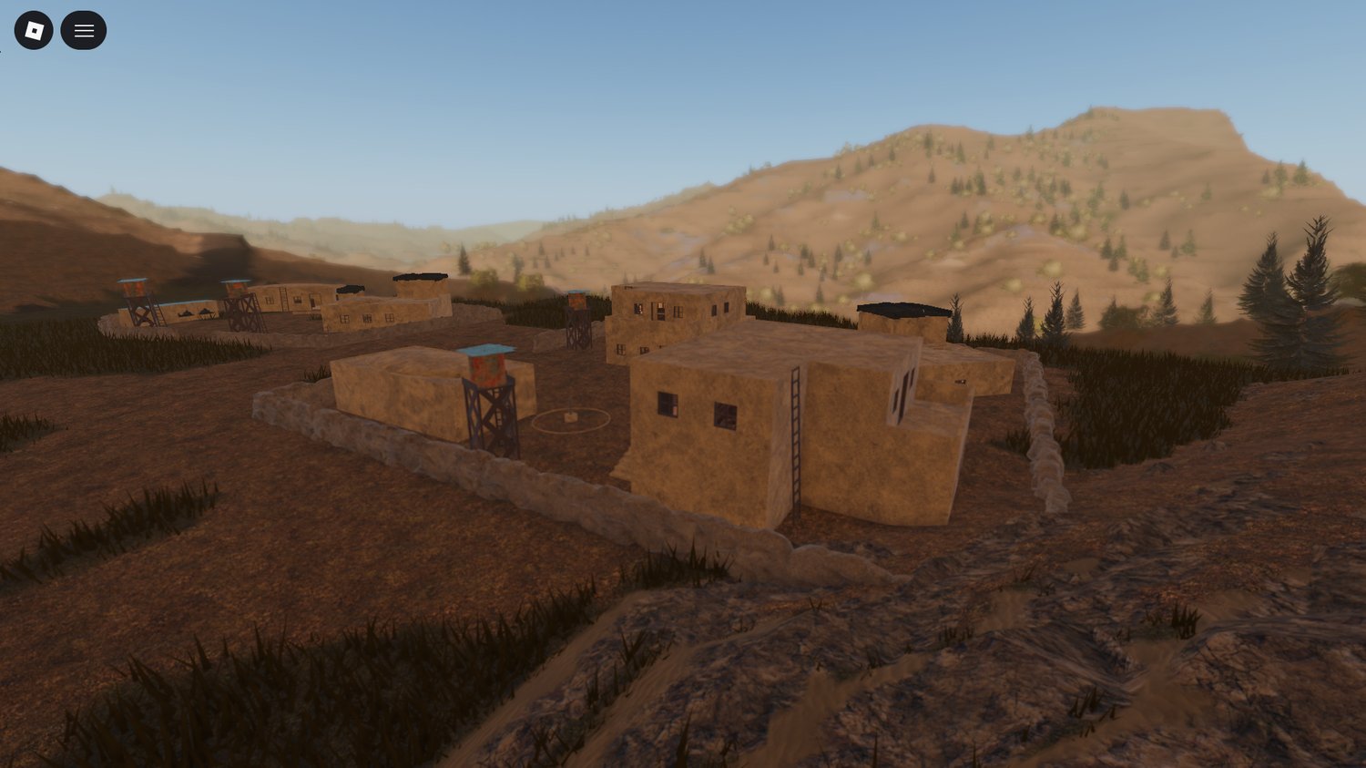 Kamdesh inspired battlefield Roblox environment