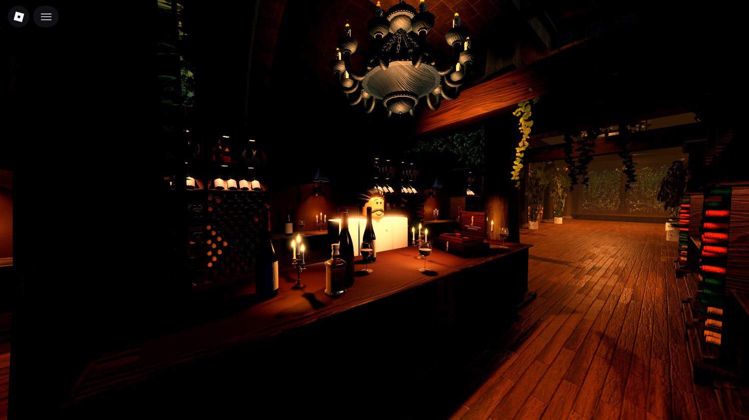 Scripted bartender serving drinks Roblox restaurant