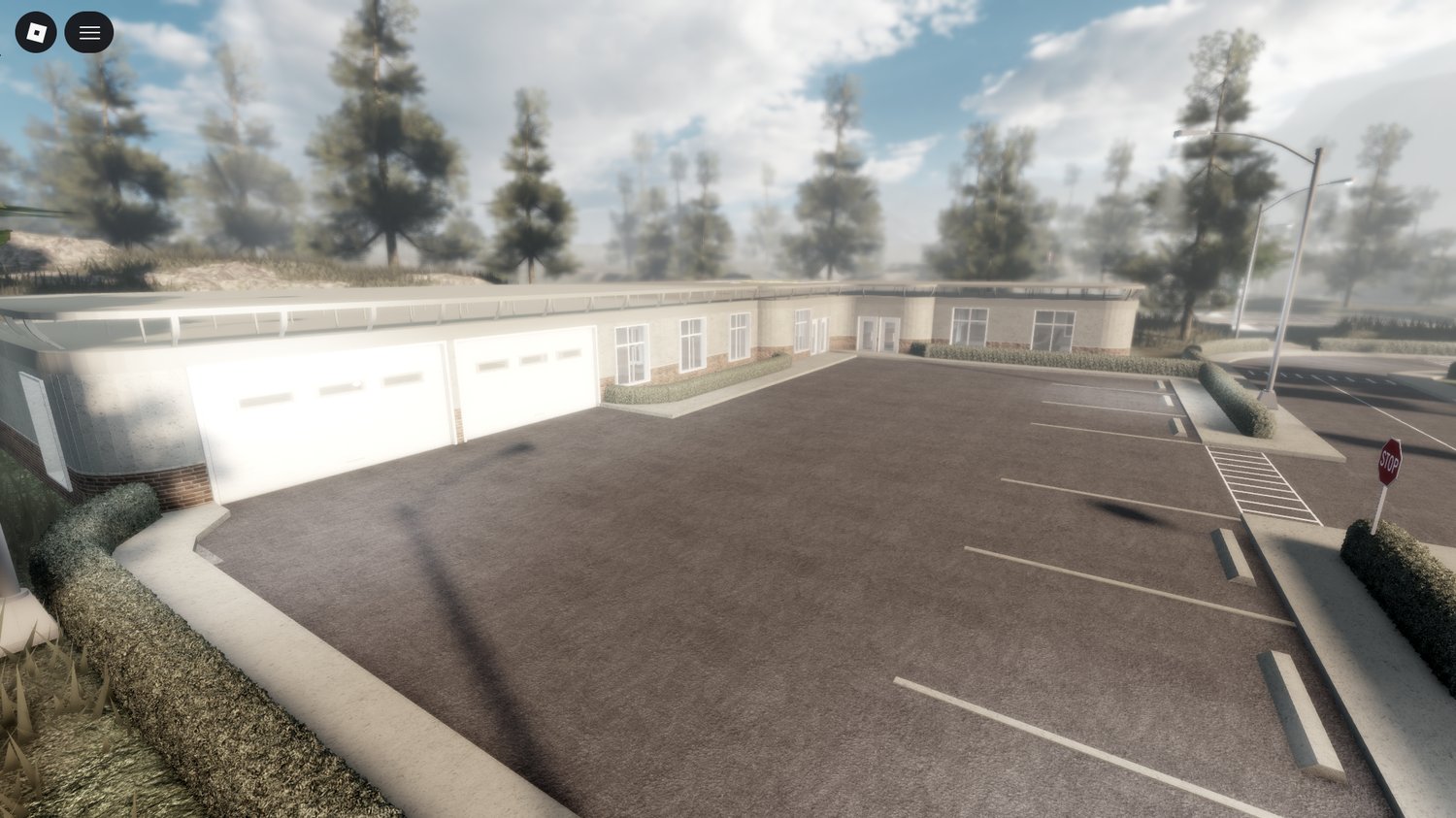 British military roleplay map Roblox environment