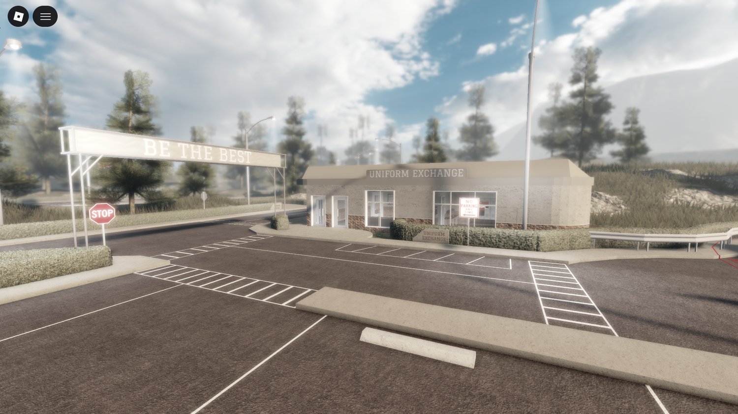 Realistic British Army base Roblox roleplay map