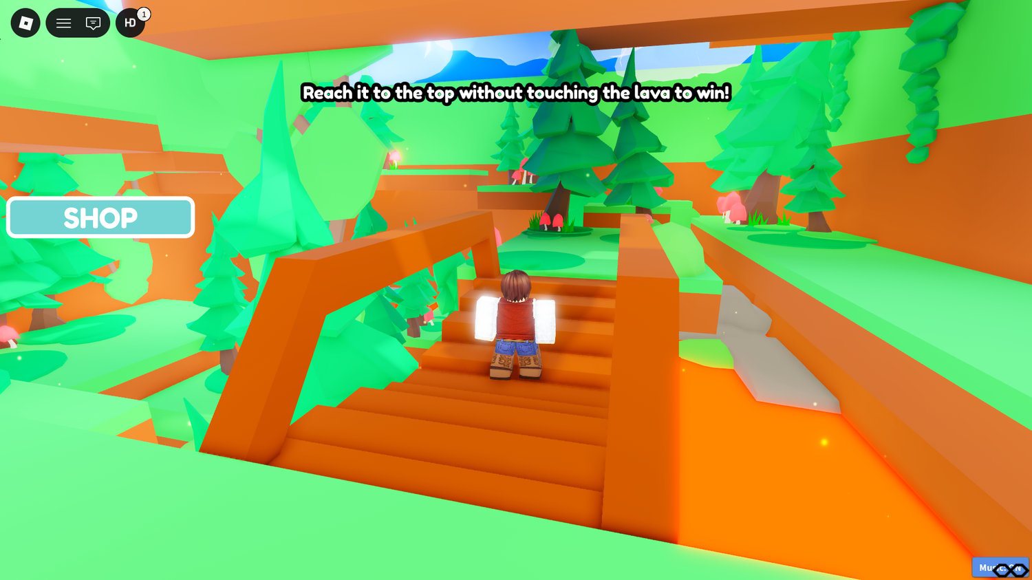 Roblox lava rising survival map environment