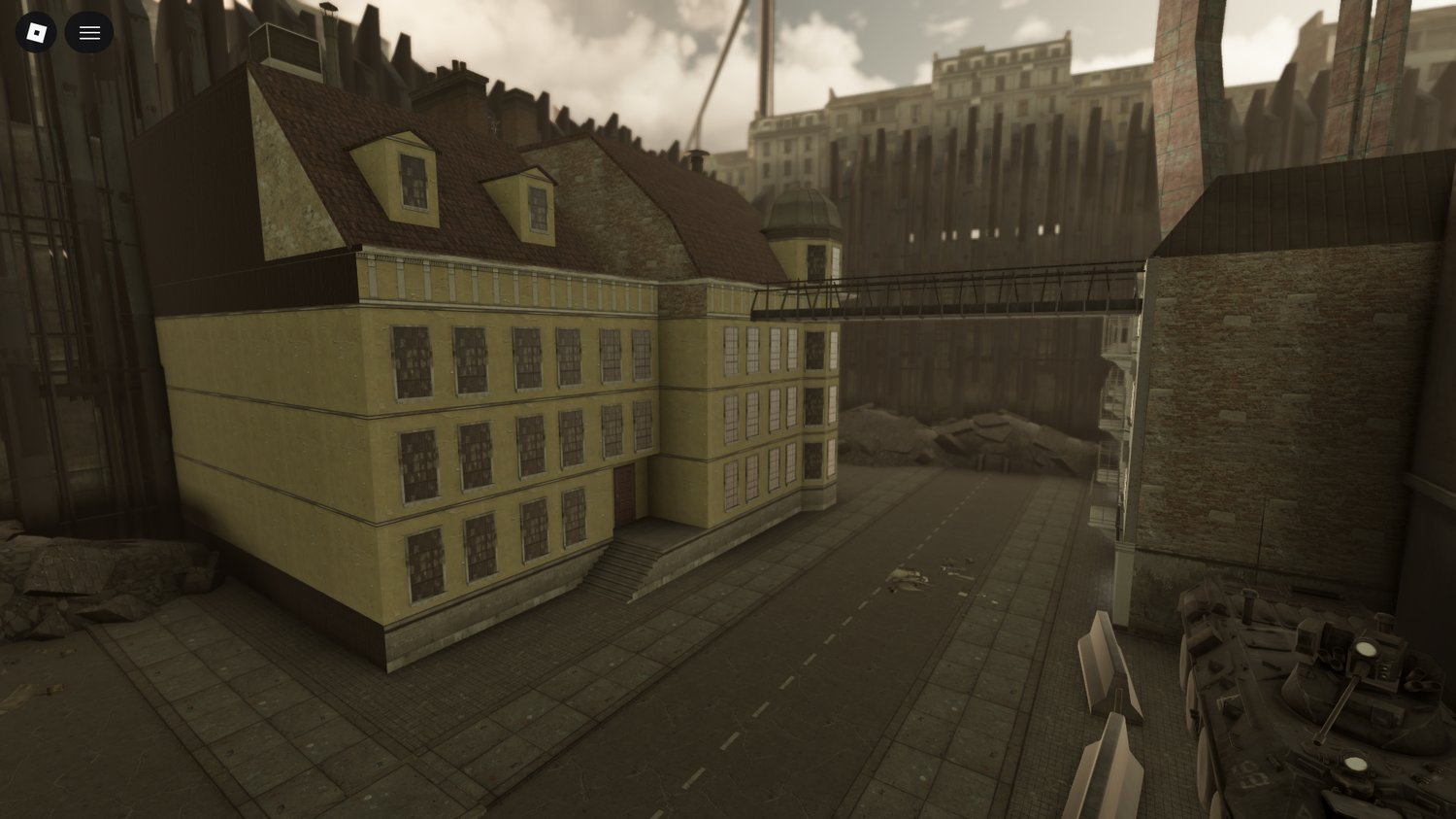 Abandoned sci fi city roleplay map Roblox