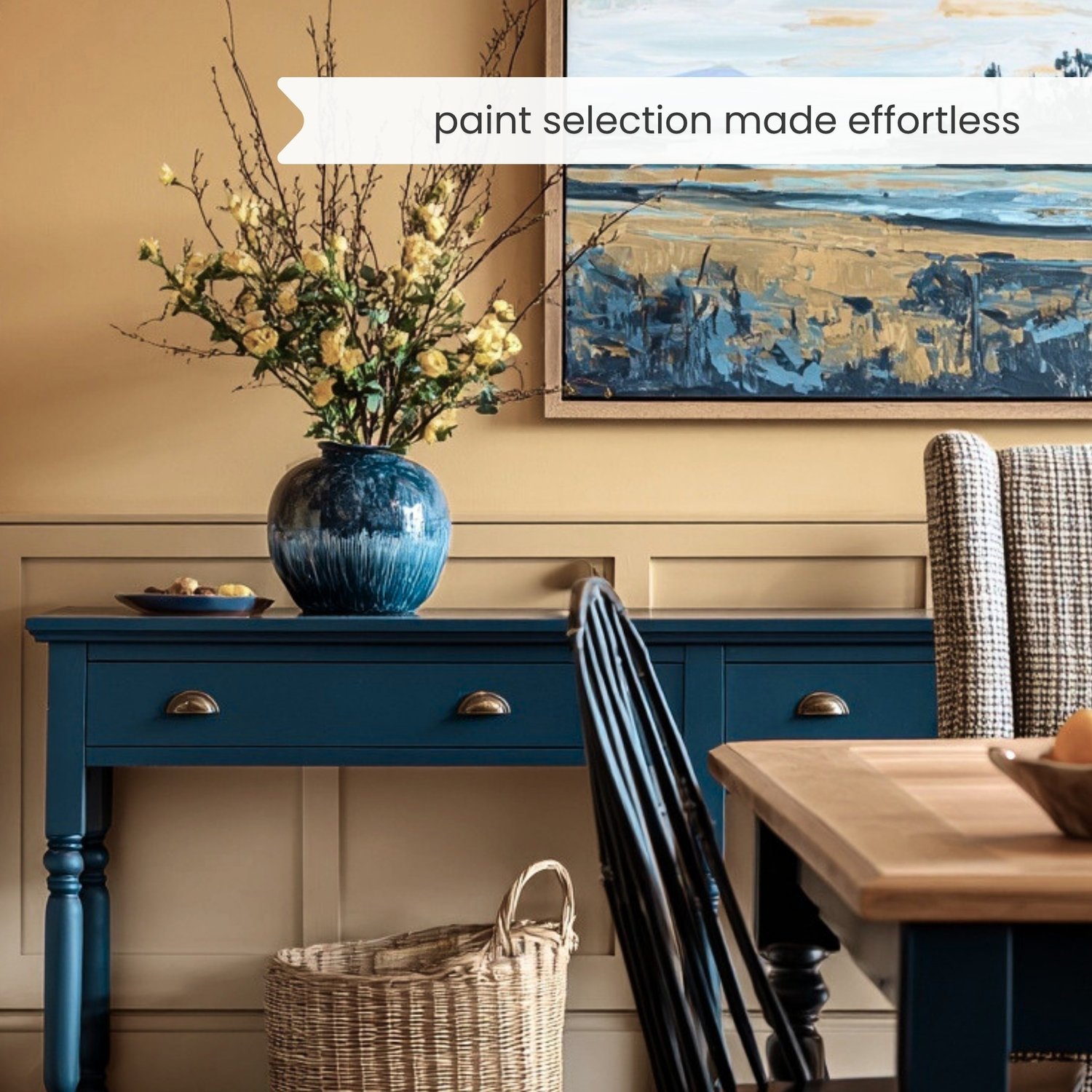 Sherwin Williams Mid Century Eclectic Color Palette For Whole House Interior. Paint Scheme With Jewel Tones For Maximalist and Boho Home Deco.