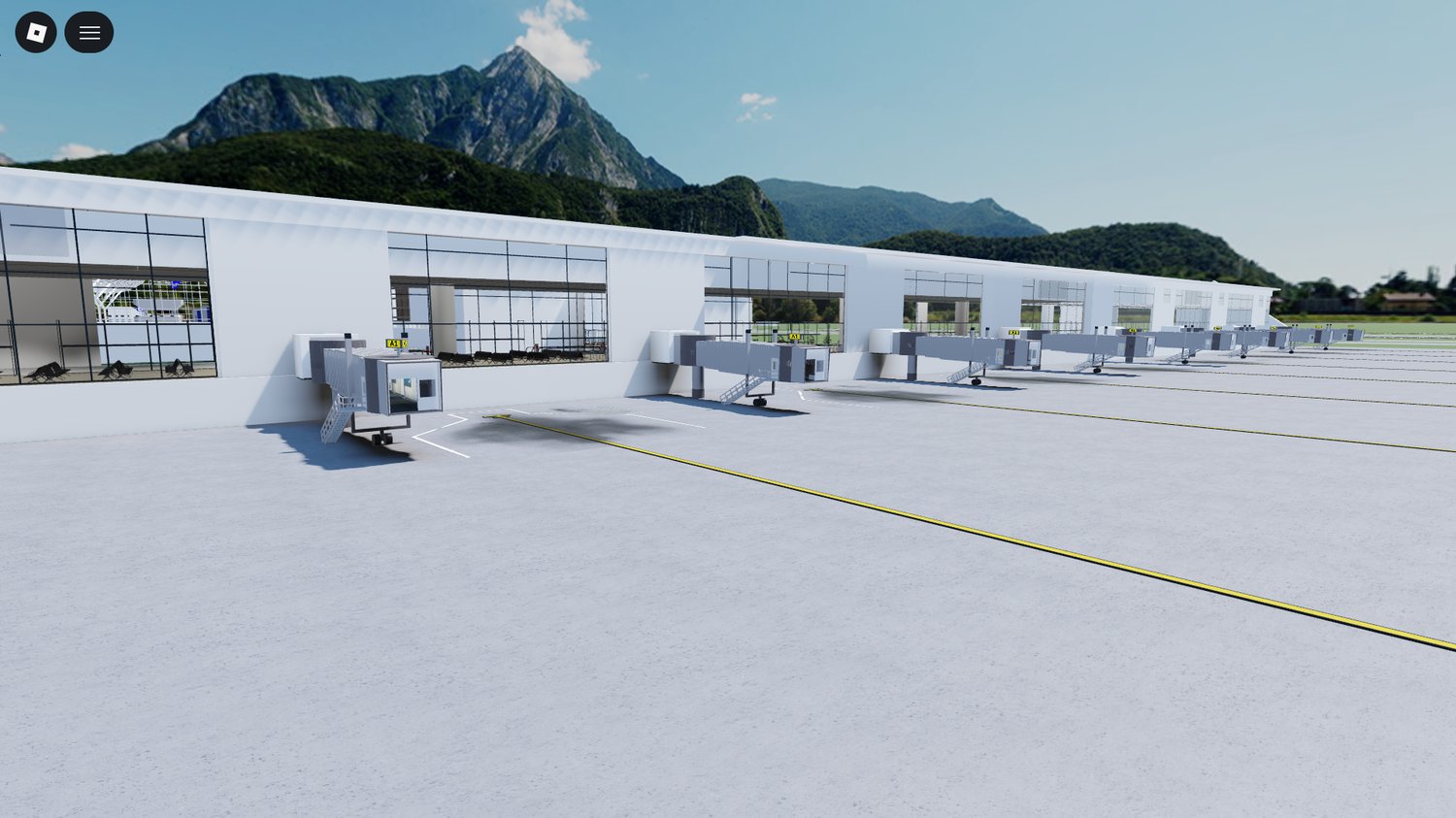 Scripted jetways Shanghai Pudong Roblox airport