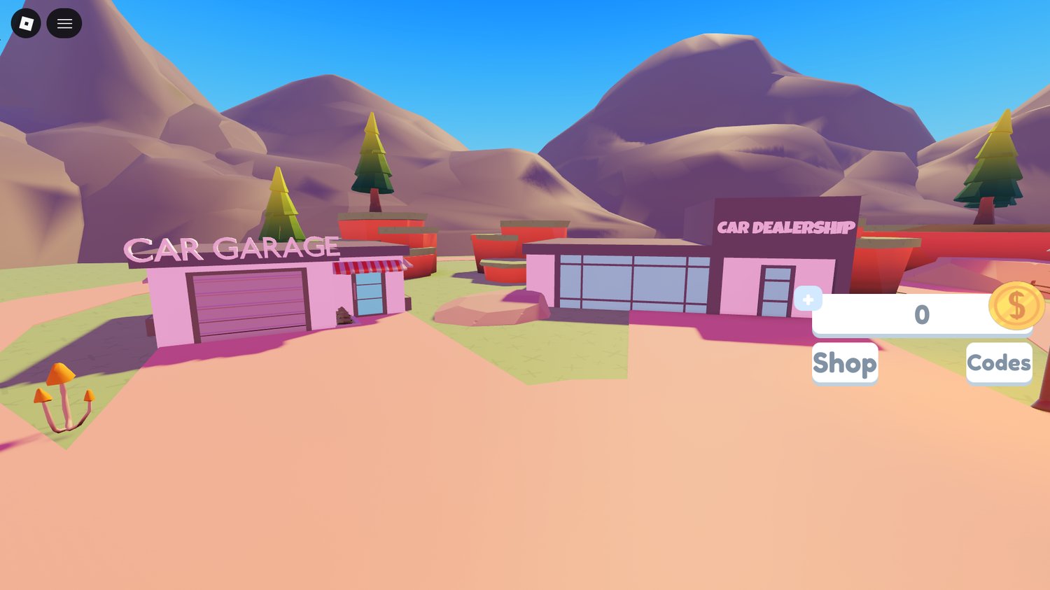 Multiplayer racing gameplay Roblox Polly Racing