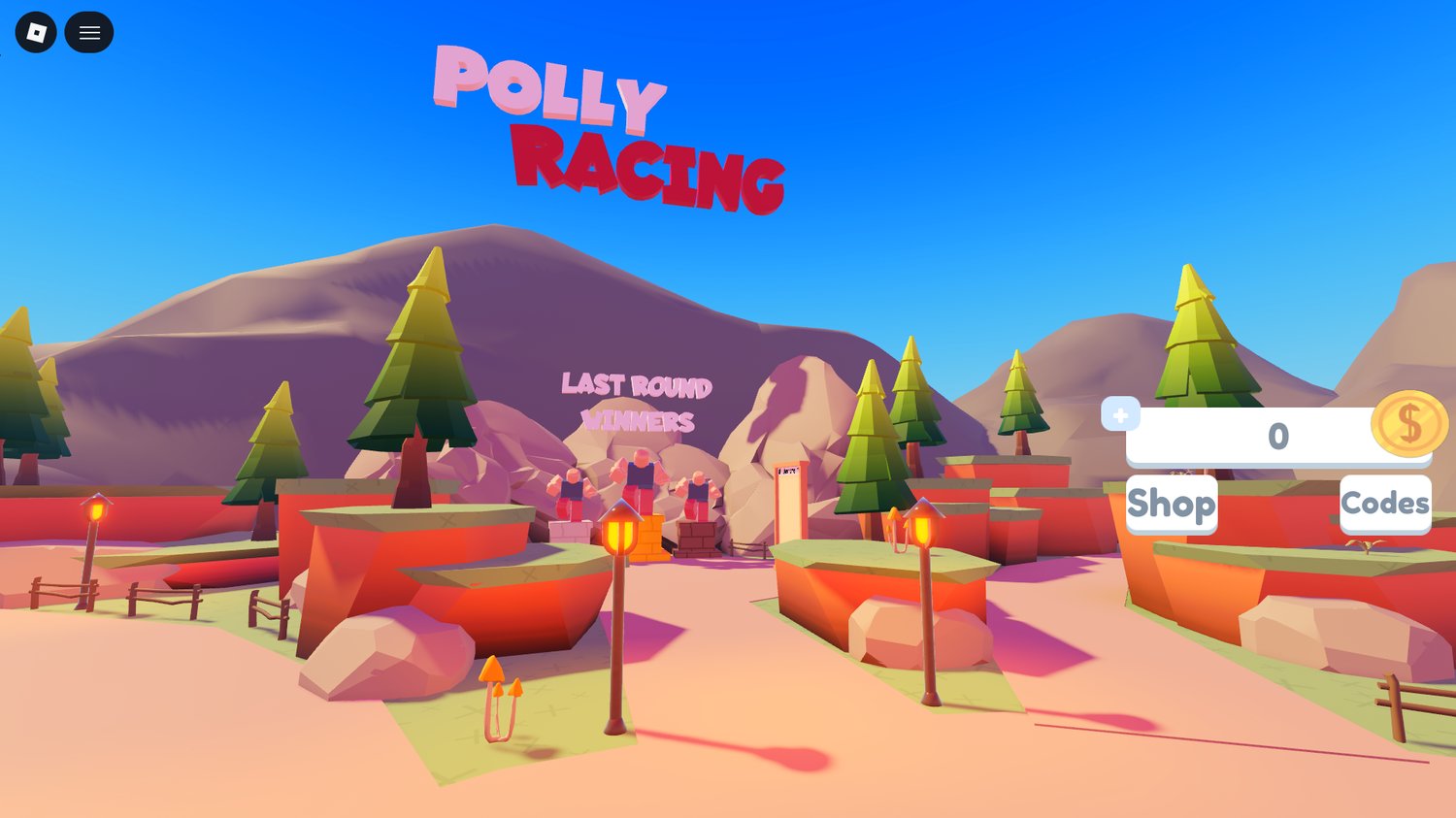 Roblox car racing game with two maps